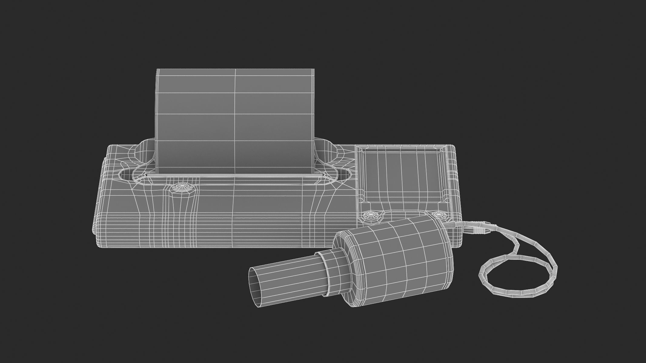 Medical Spirometer PBR Realistic 3D model_10
