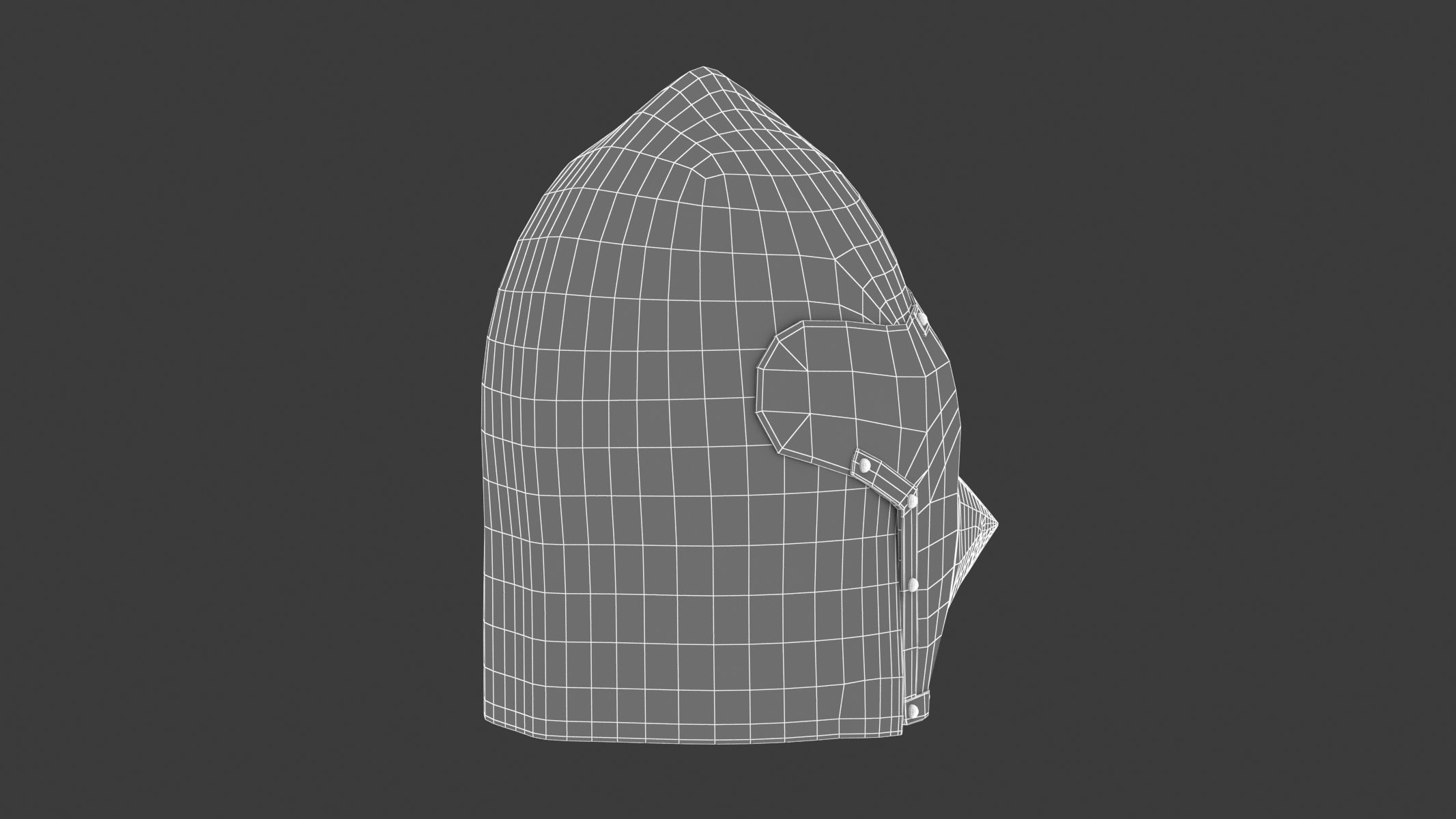 Medieval Helmet 02 3D model_14