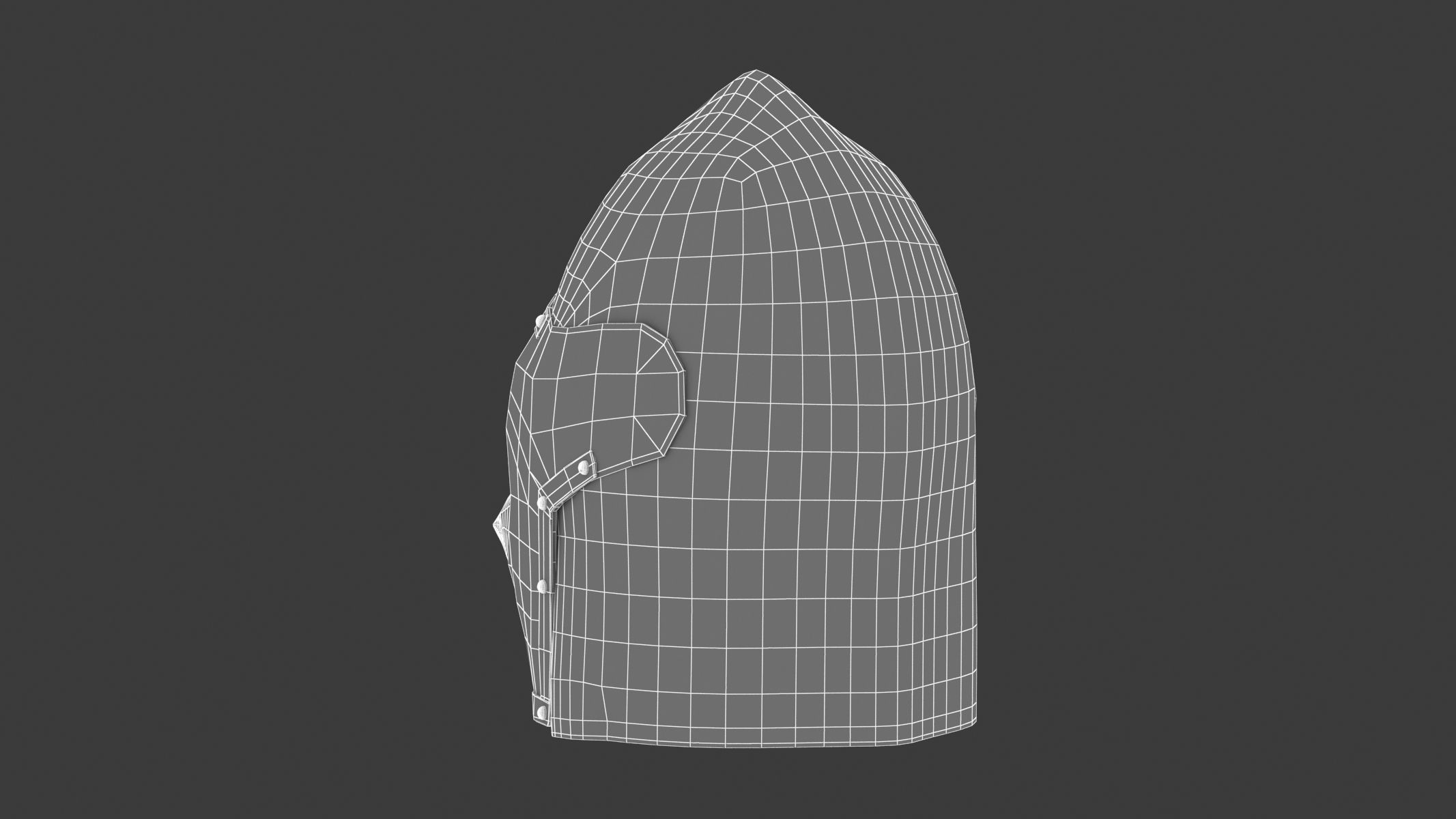 Medieval Helmet 02 3D model_15