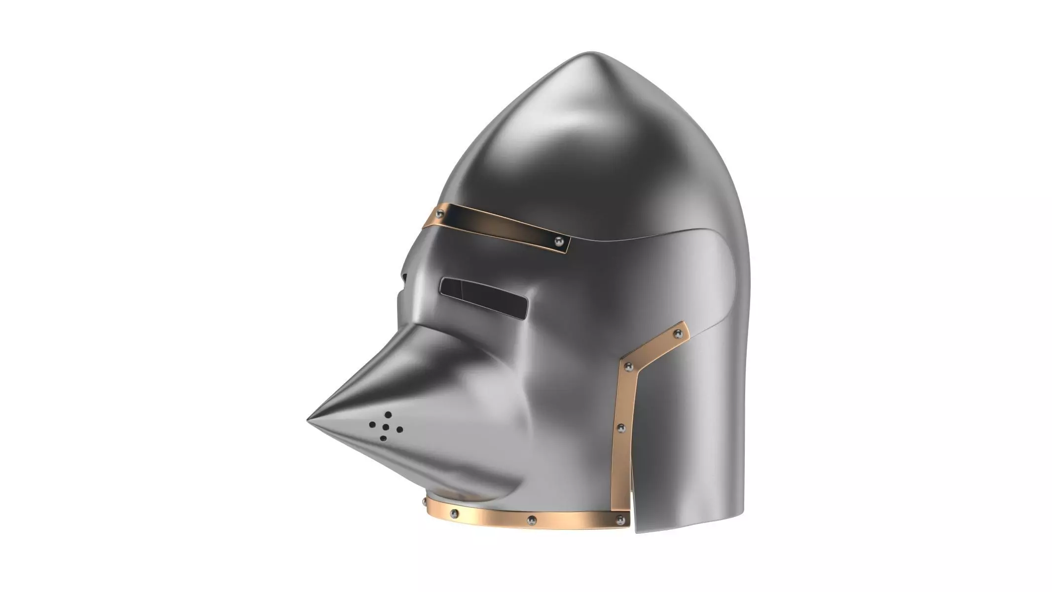 Medieval Helmet 02 3D model_0