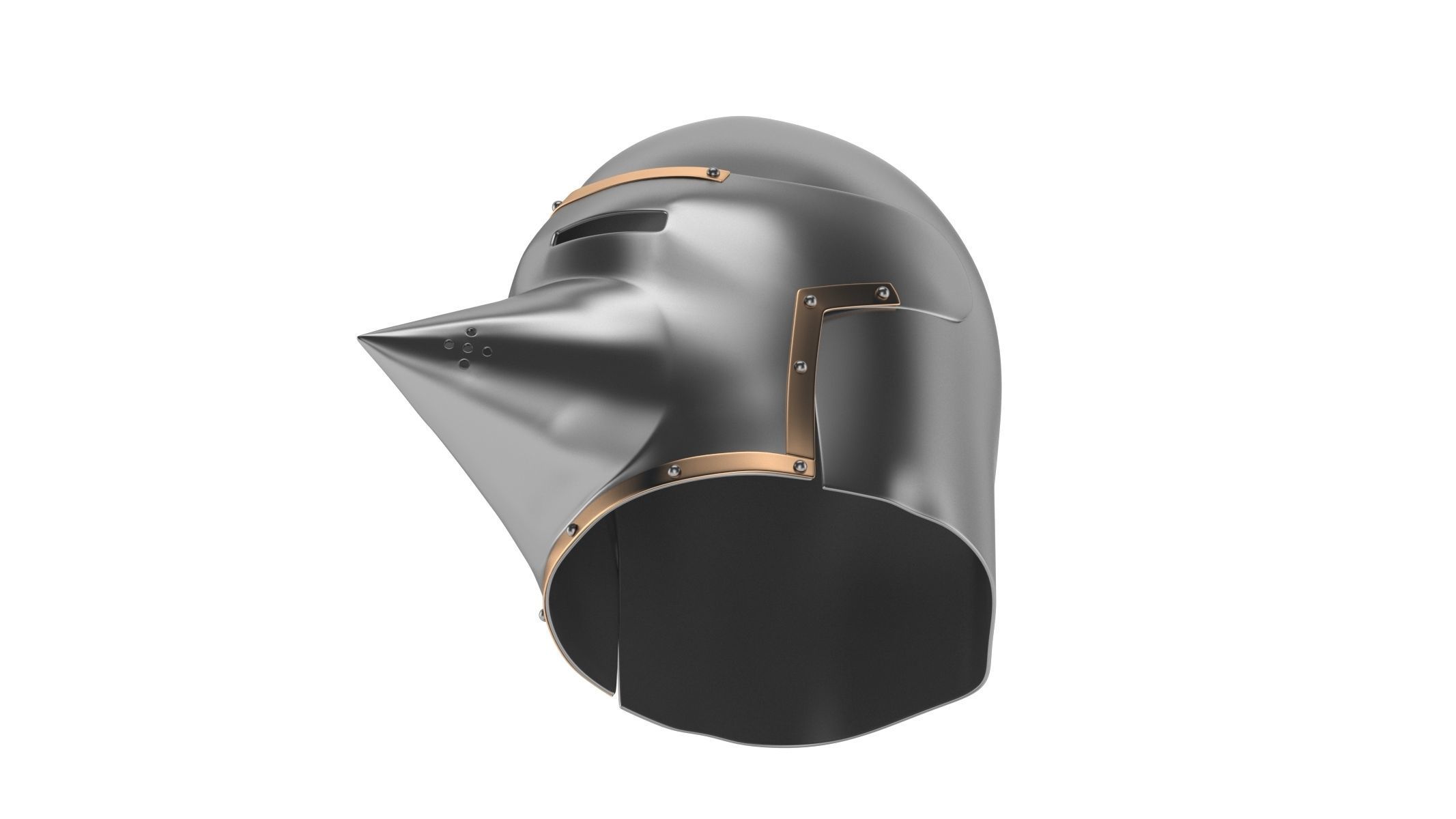Medieval Helmet 02 3D model_1