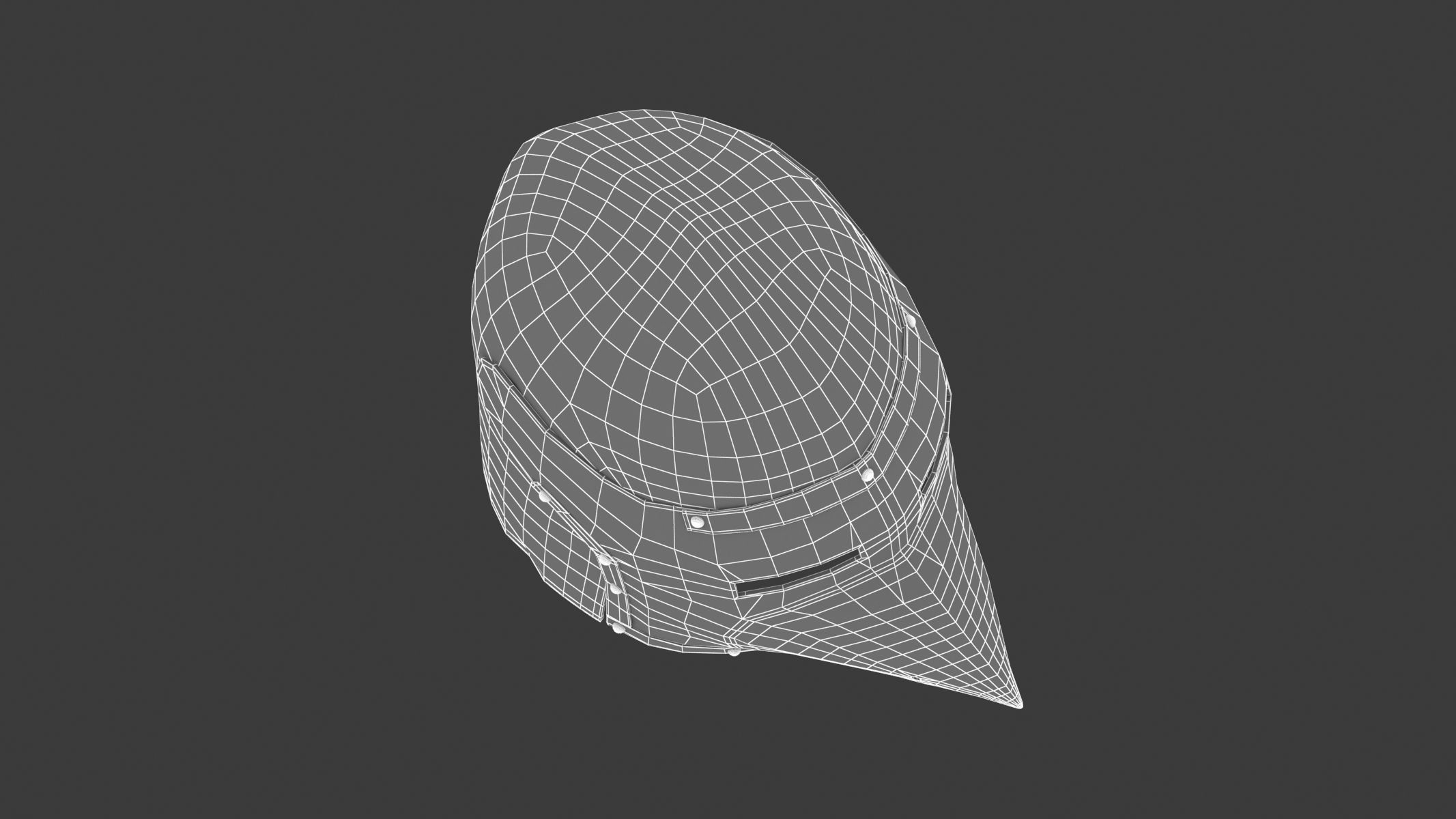 Medieval Helmet 02 3D model_18