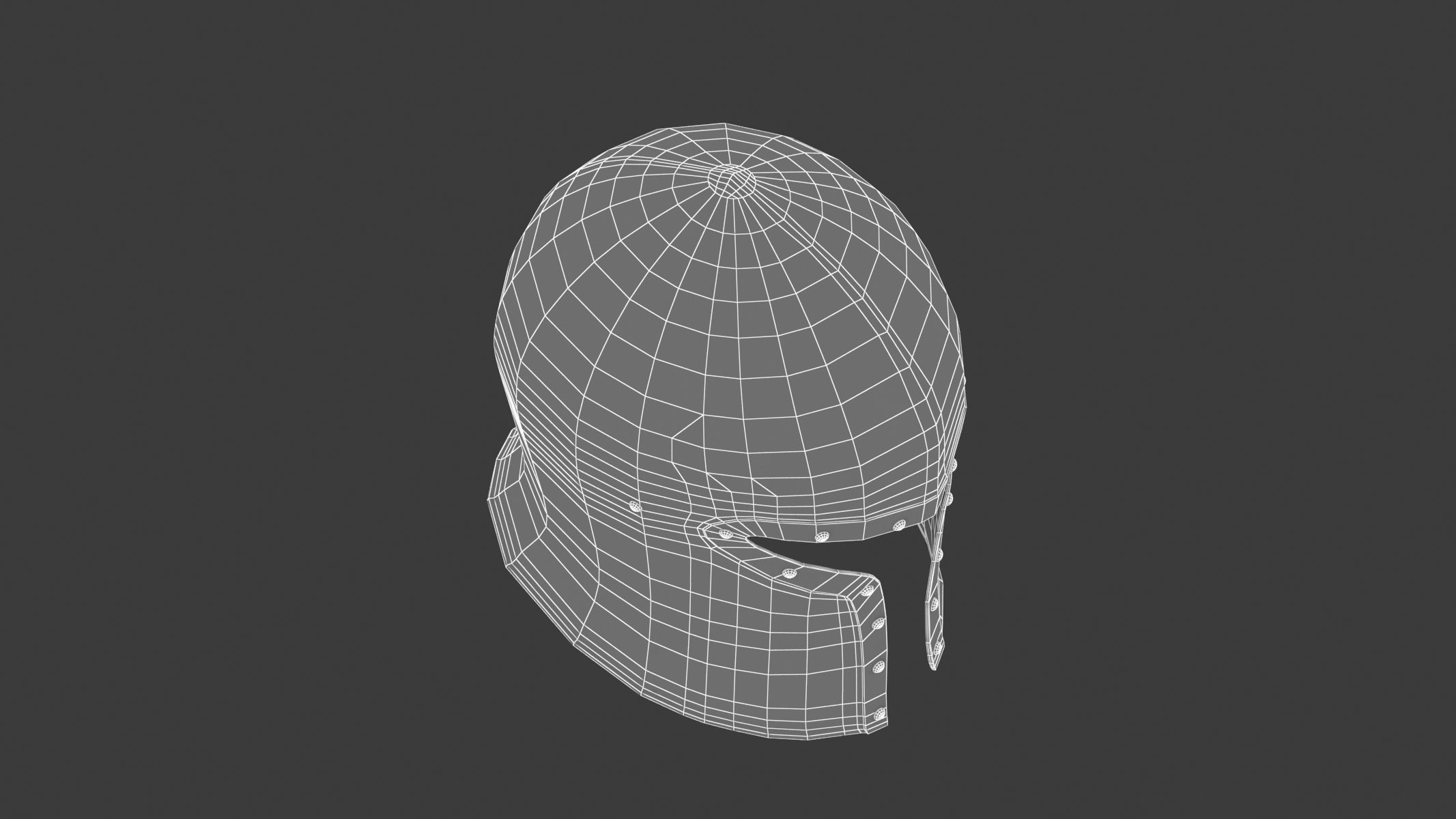 Medieval Helmet 03 3D model_18