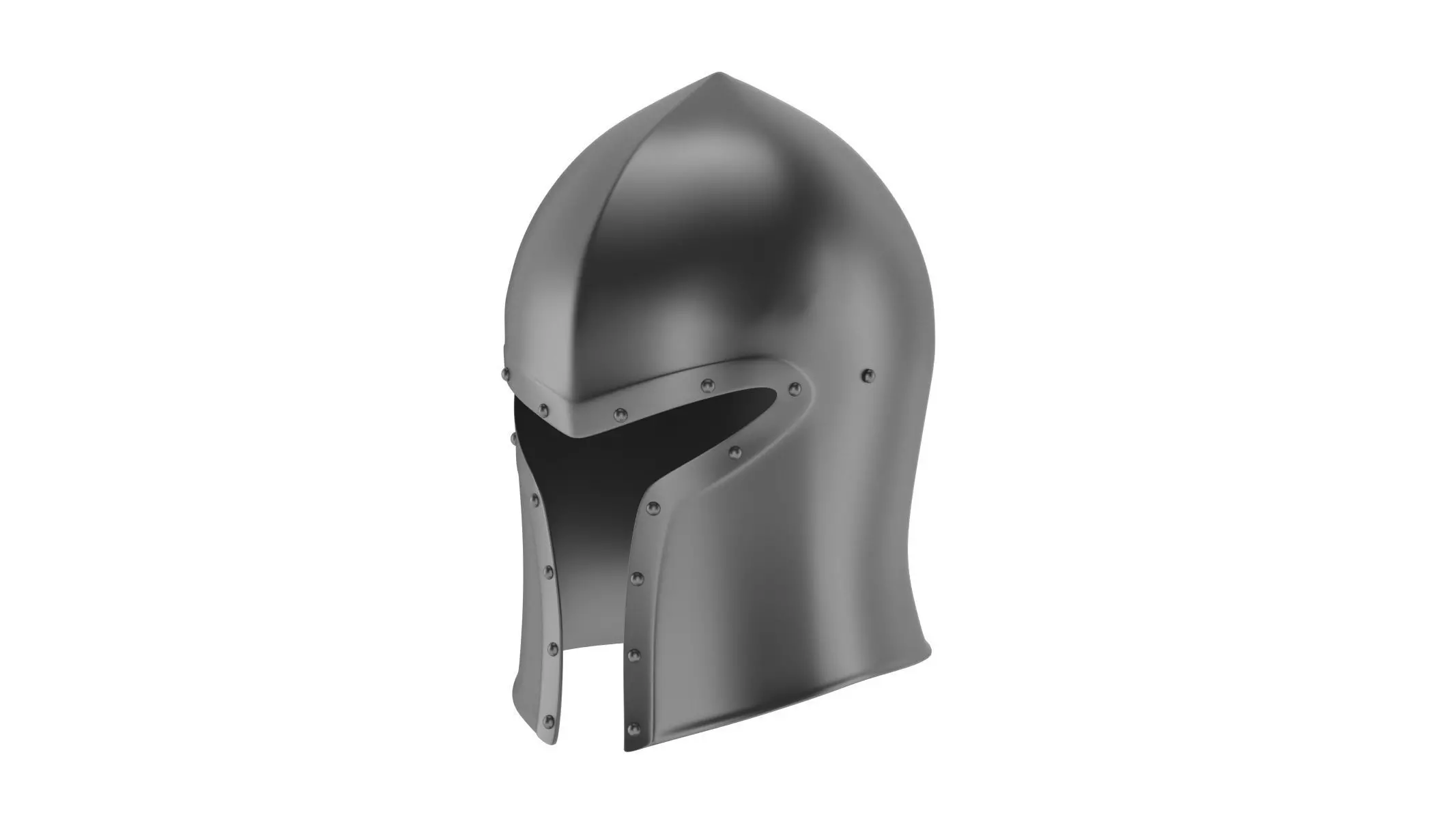 Medieval Helmet 03 3D model_0