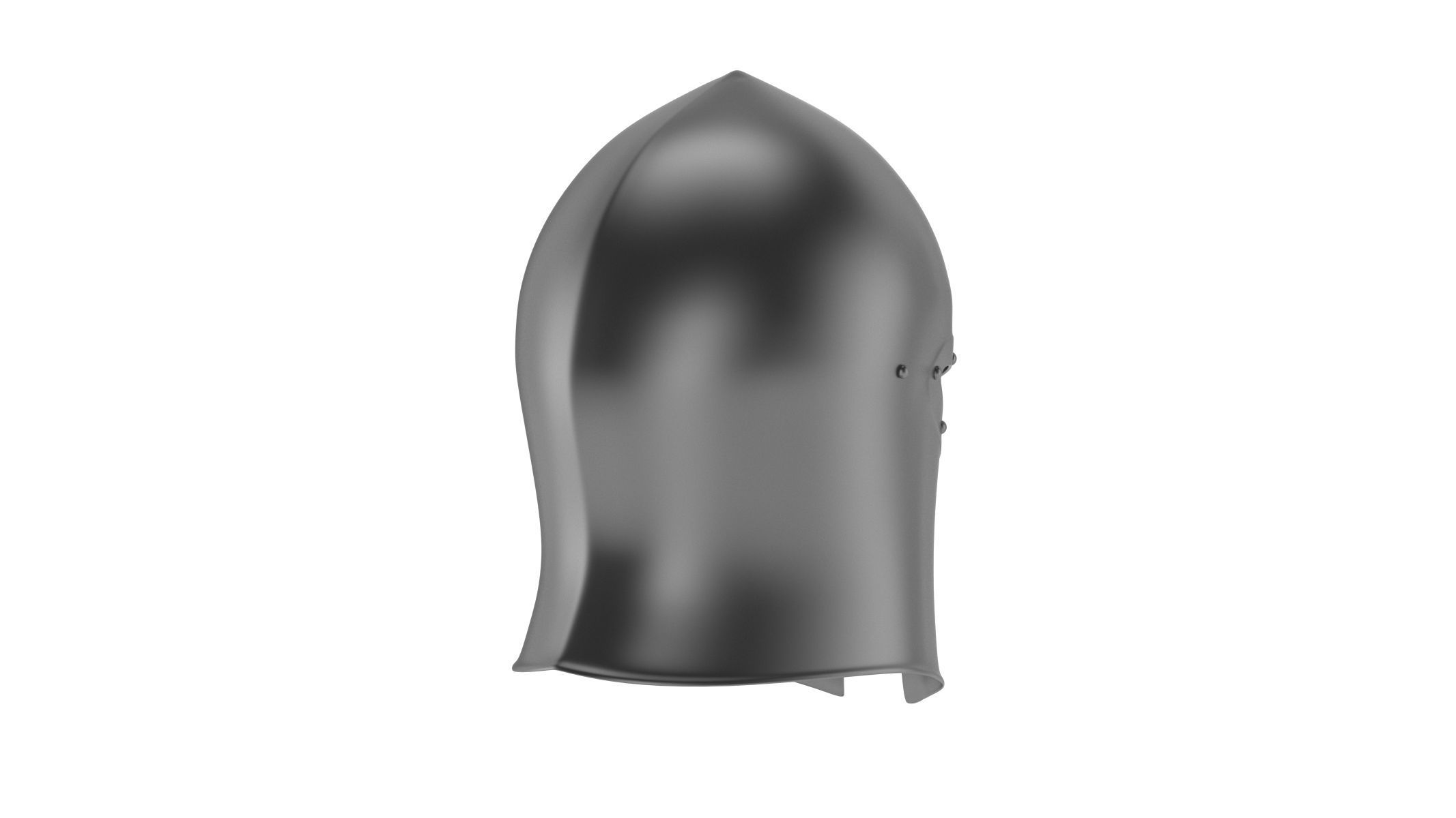 Medieval Helmet 03 3D model_4