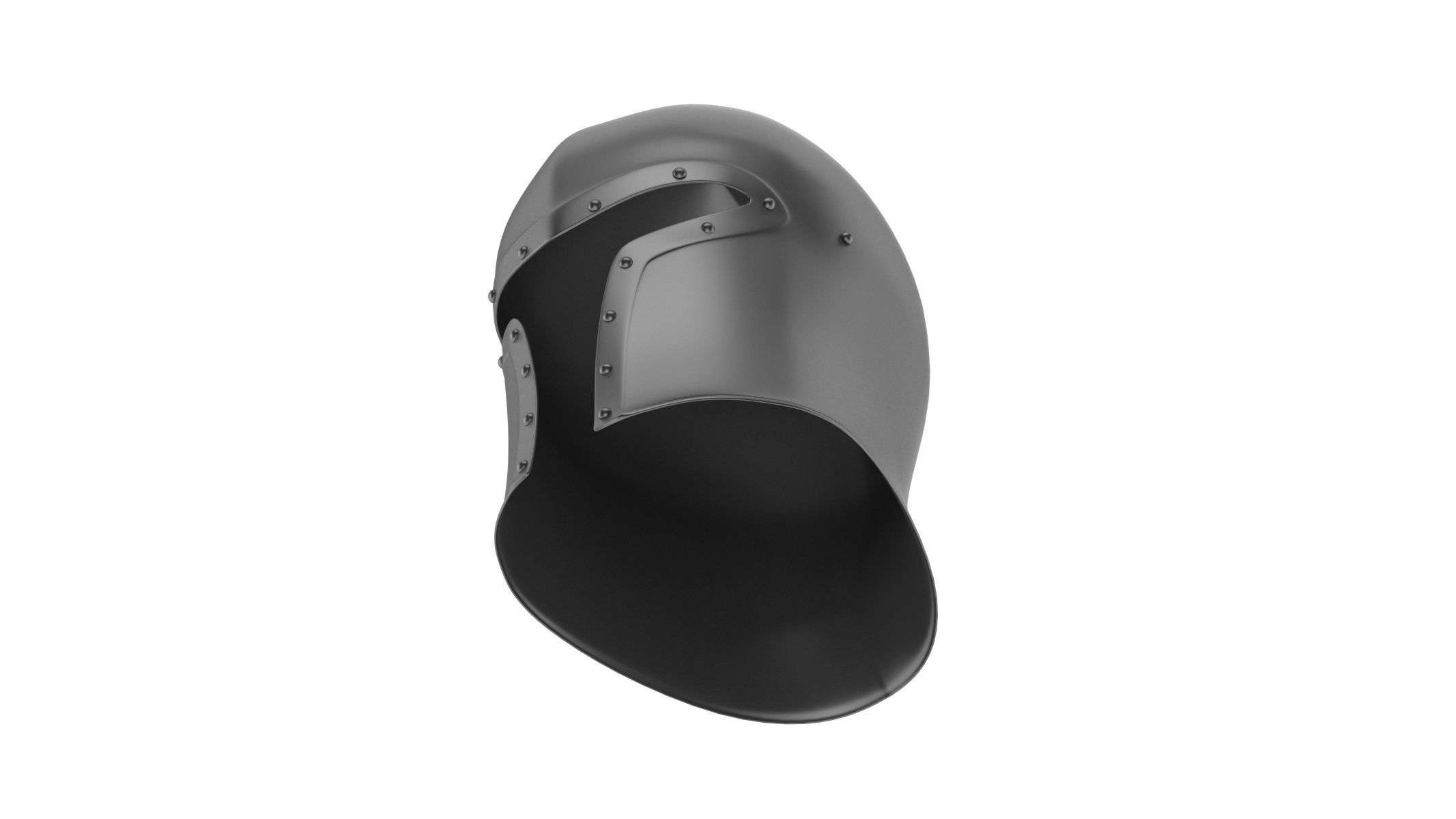 Medieval Helmet 03 3D model_9