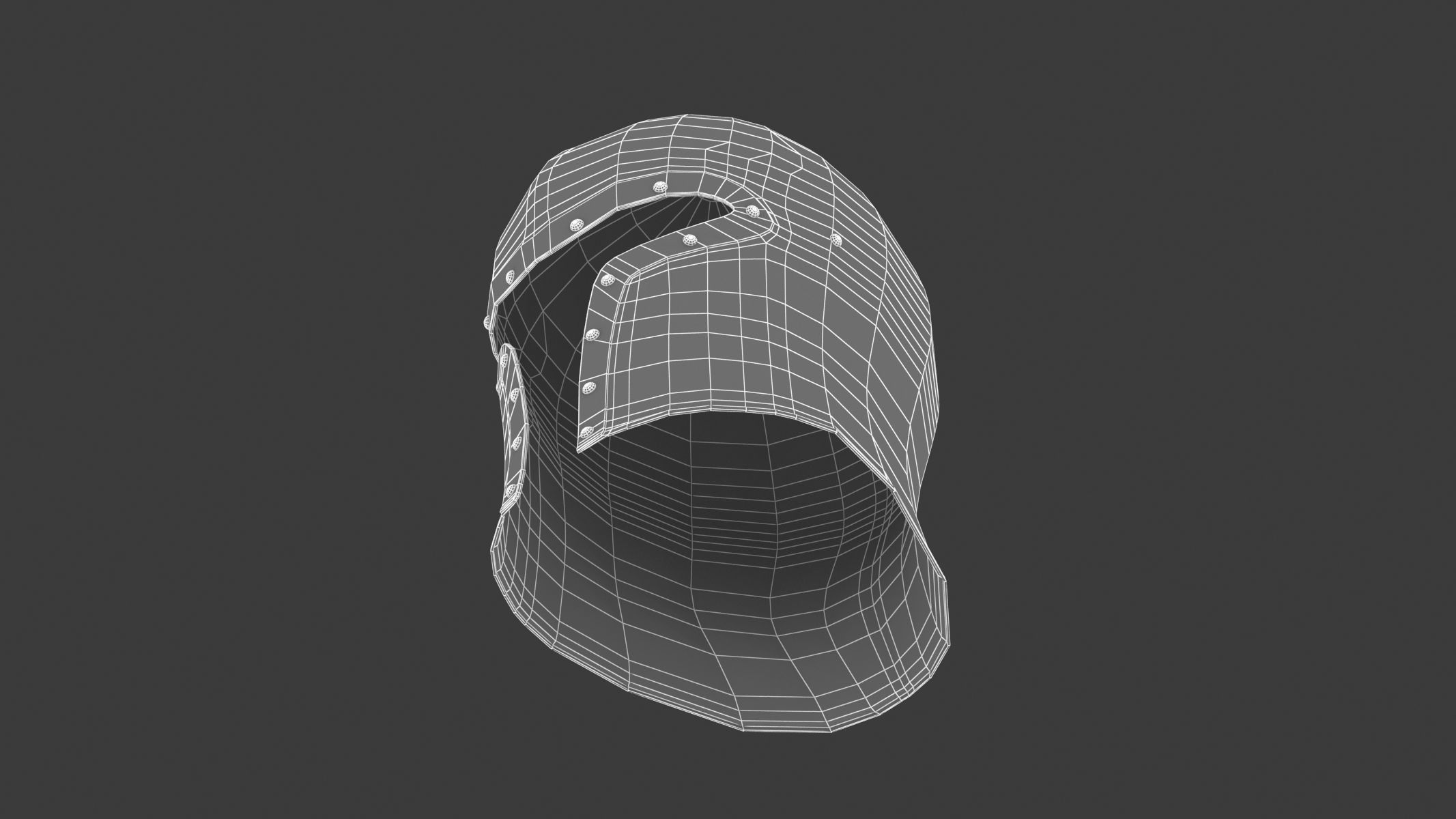 Medieval Helmet 03 3D model_19