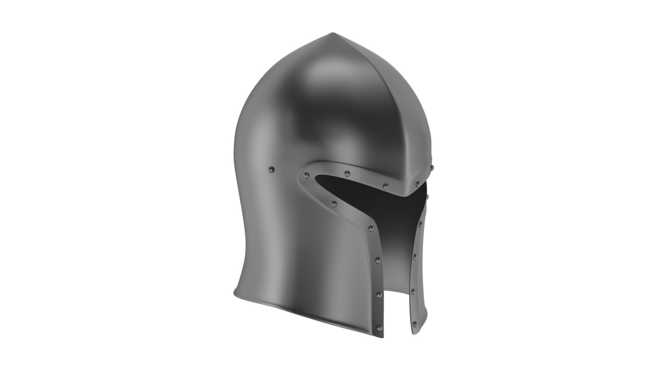 Medieval Helmet 03 3D model_2
