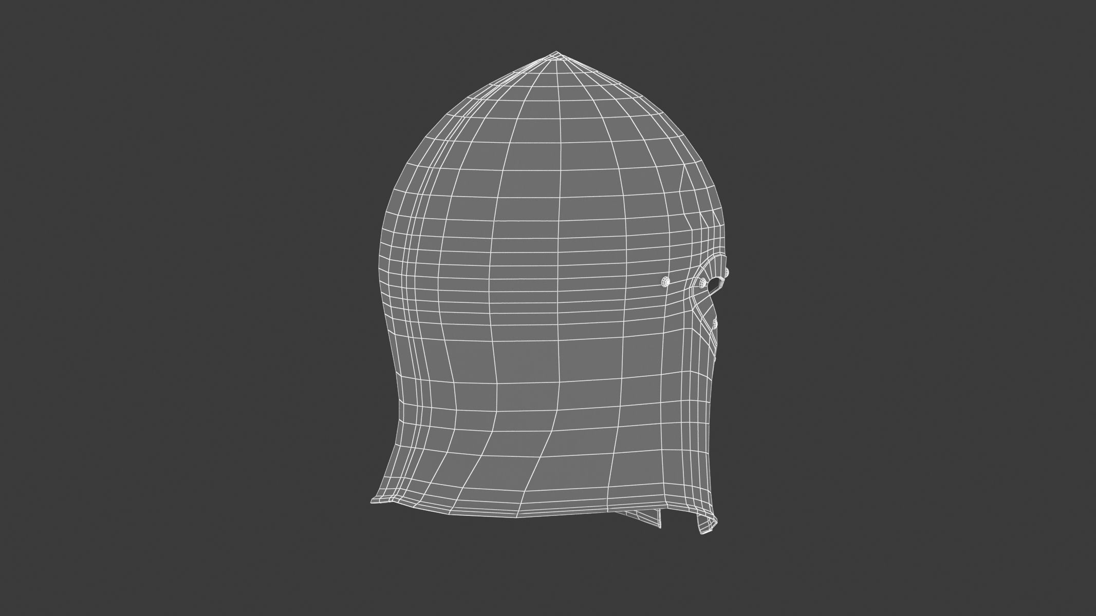 Medieval Helmet 03 3D model_14