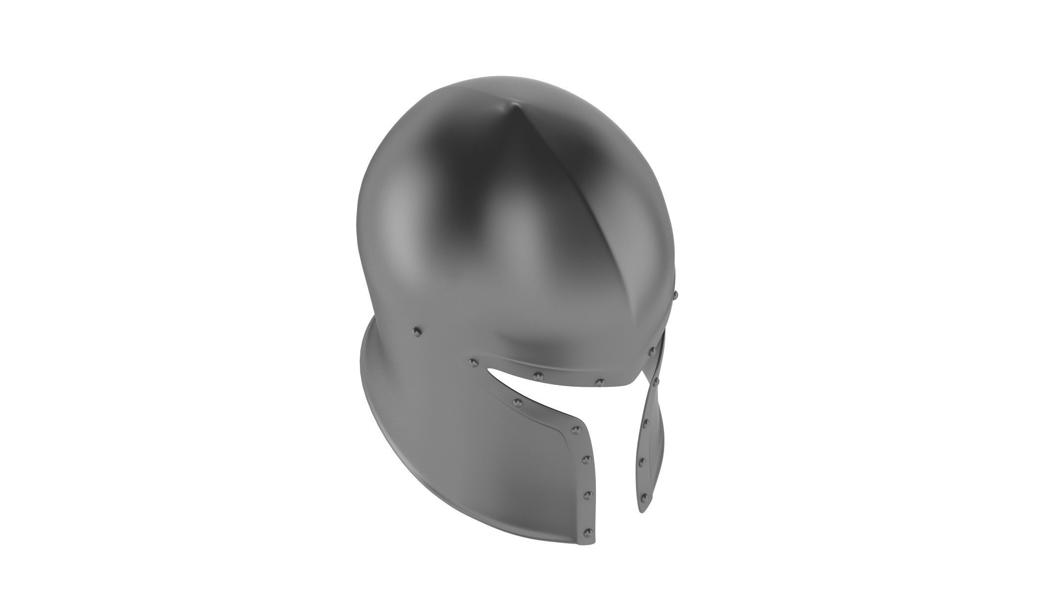 Medieval Helmet 03 3D model_8
