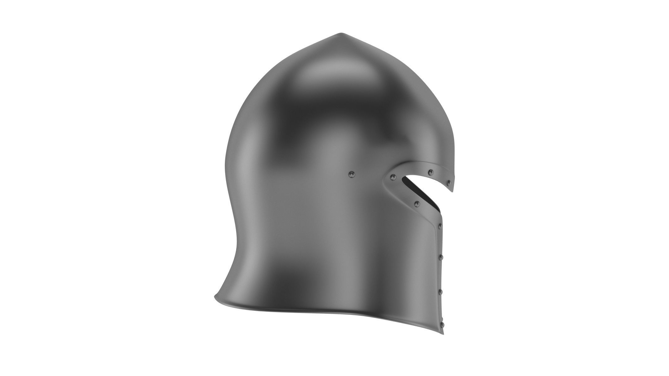 Medieval Helmet 03 3D model_3