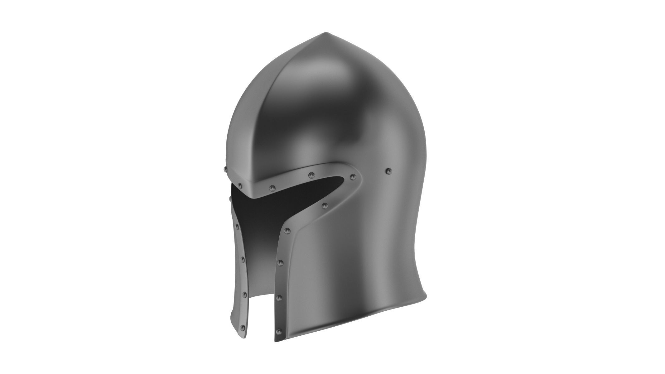 Medieval Helmet 03 3D model_7