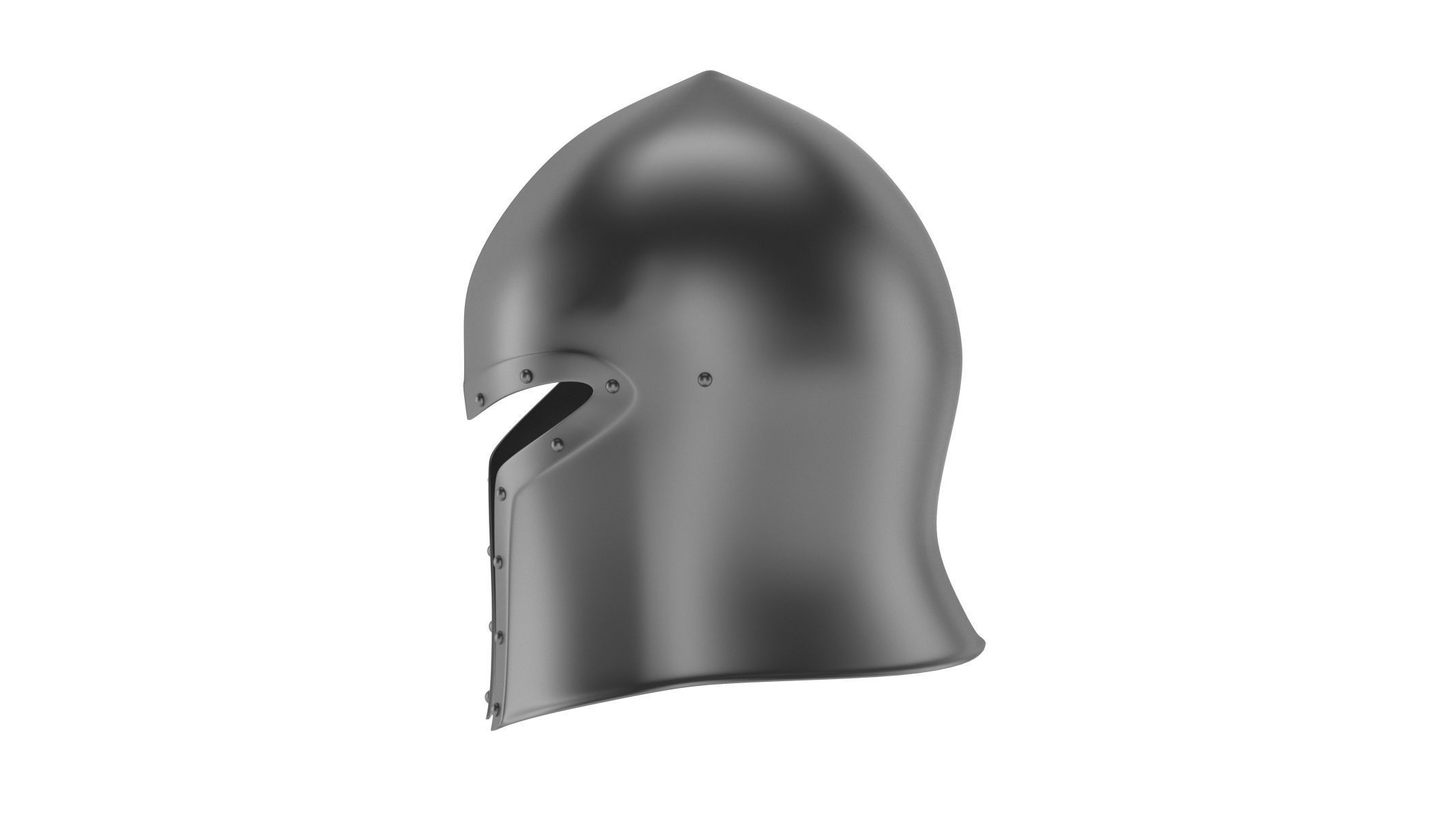 Medieval Helmet 03 3D model_6