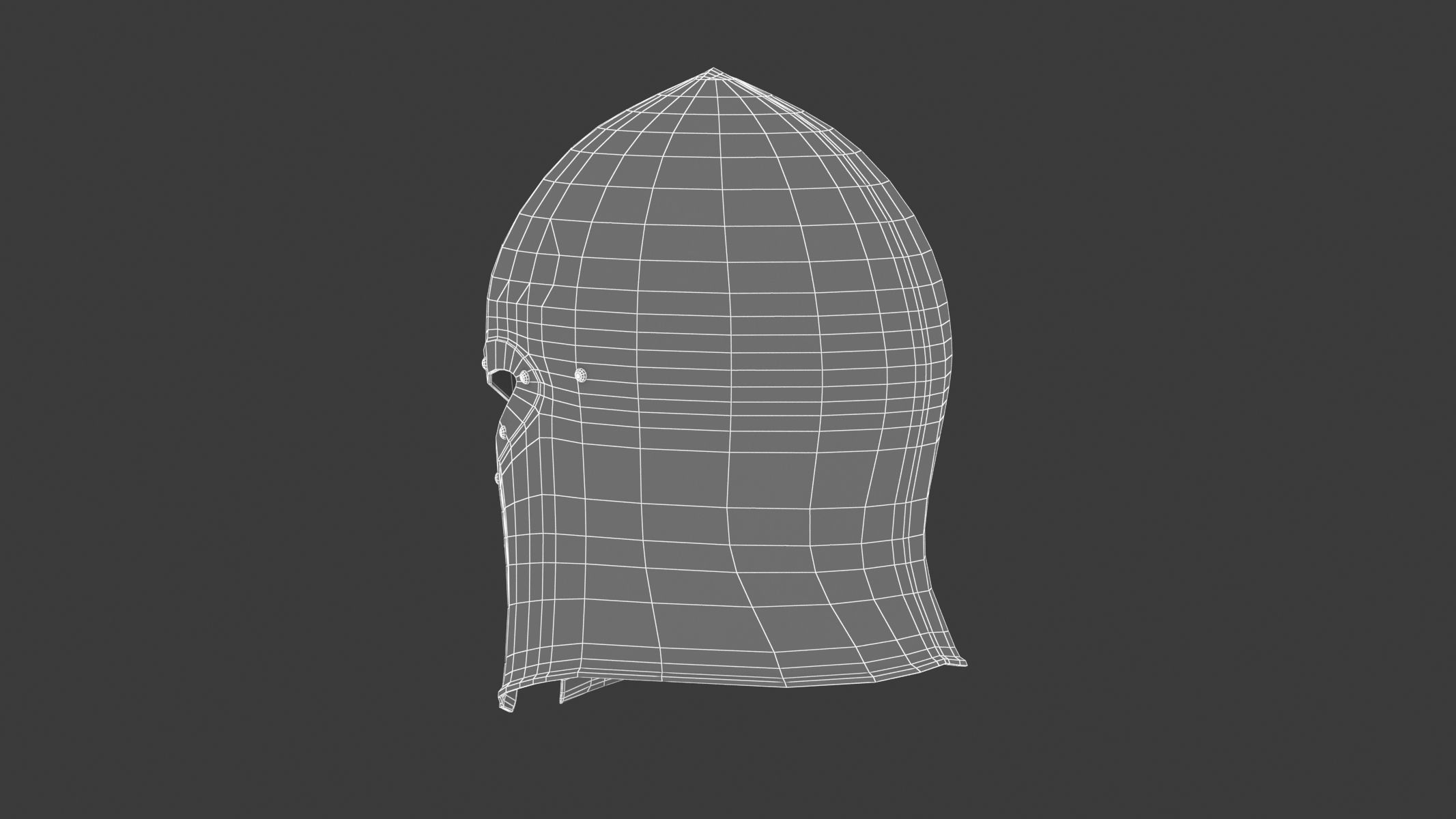 Medieval Helmet 03 3D model_15
