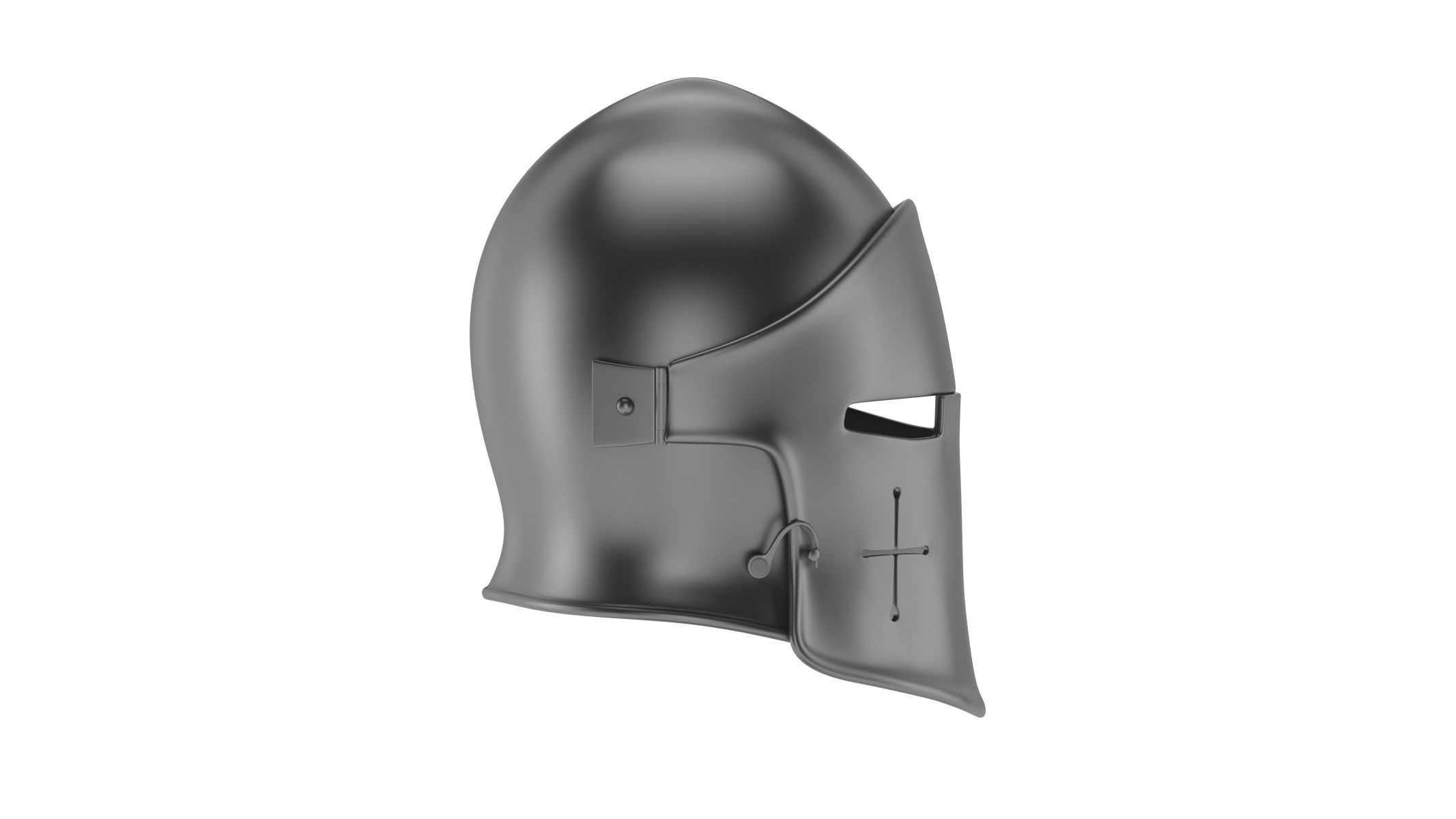 Medieval Helmet 04 3D model_1