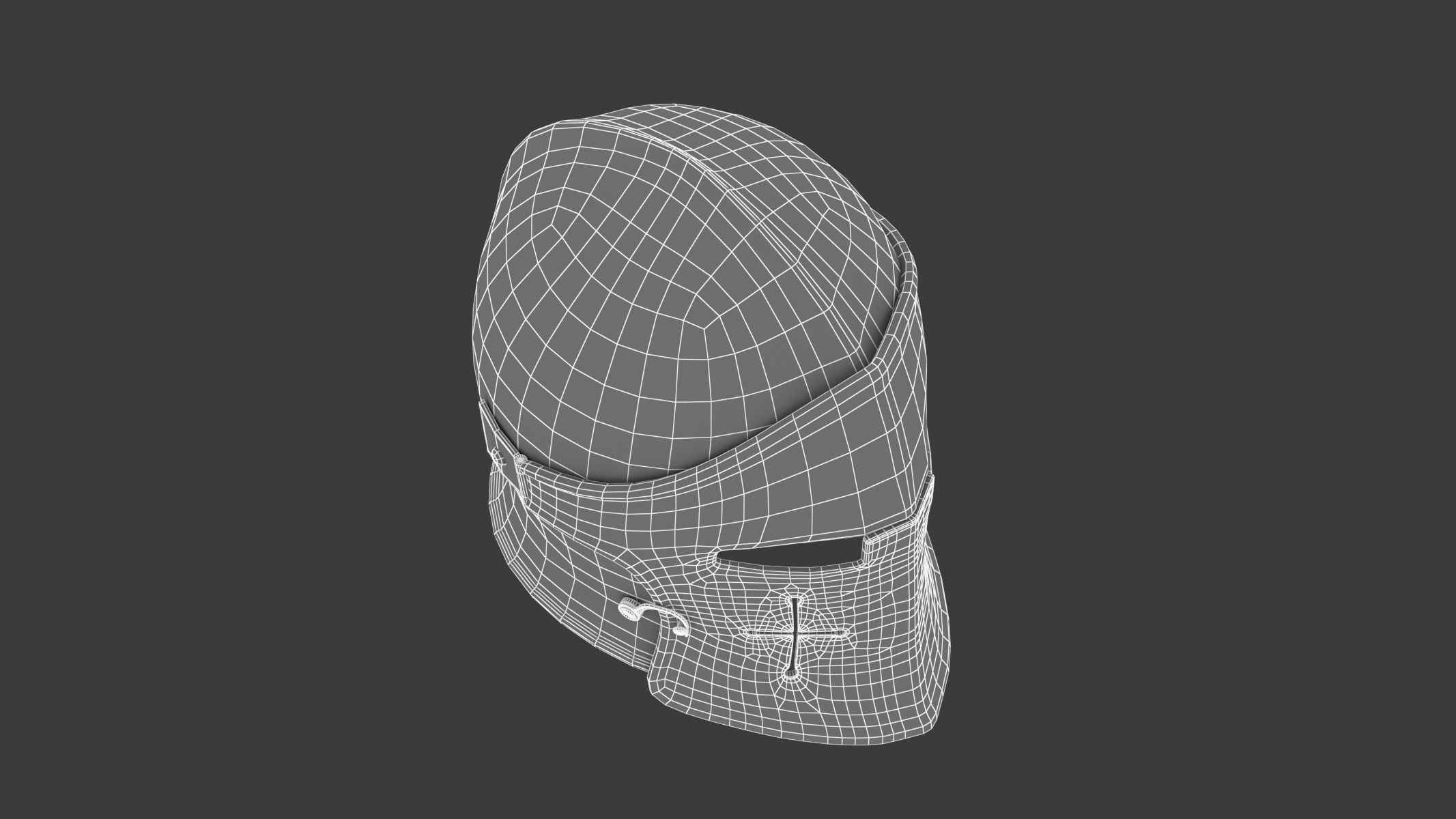 Medieval Helmet 04 3D model_18