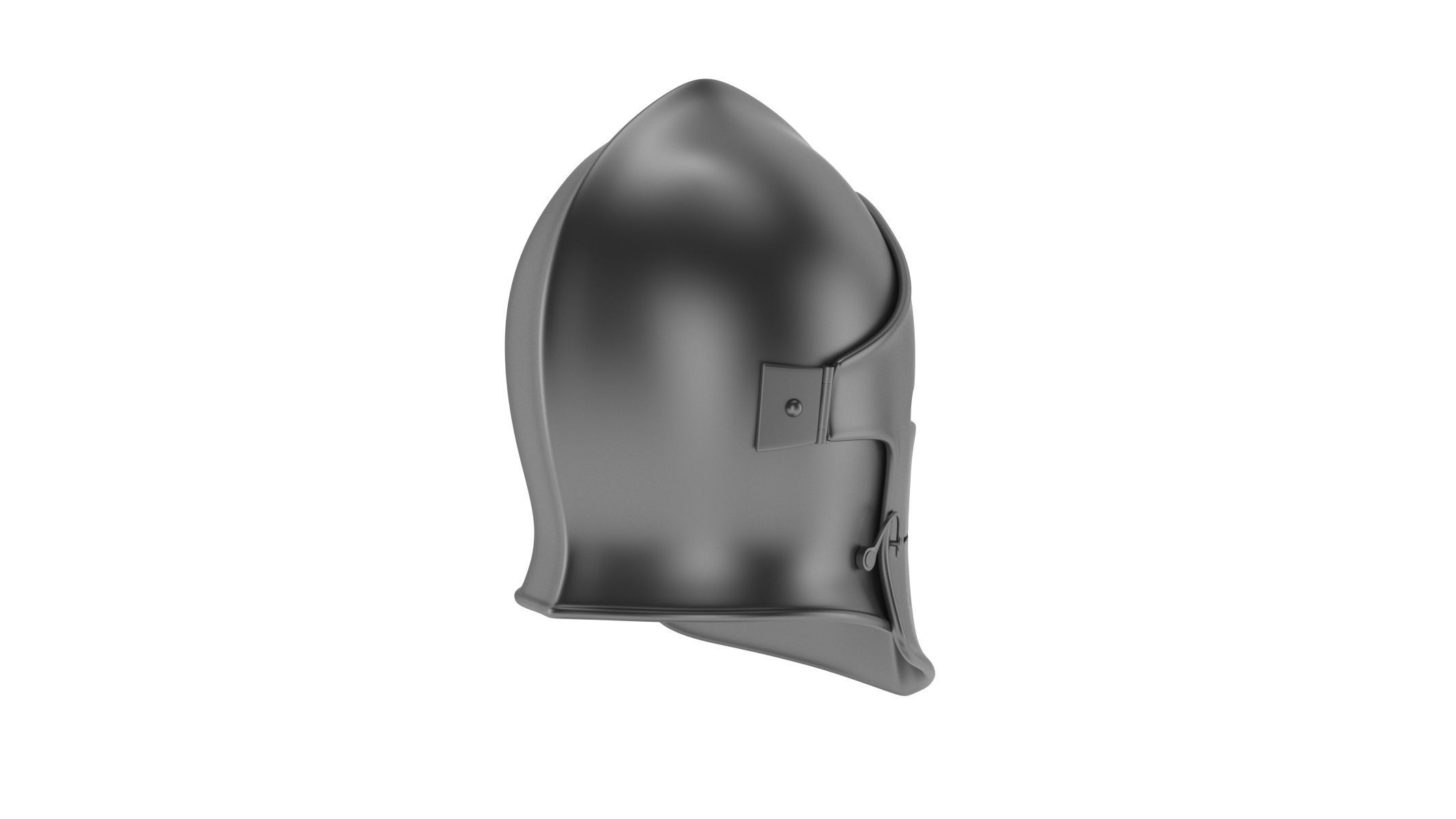 Medieval Helmet 04 3D model_2