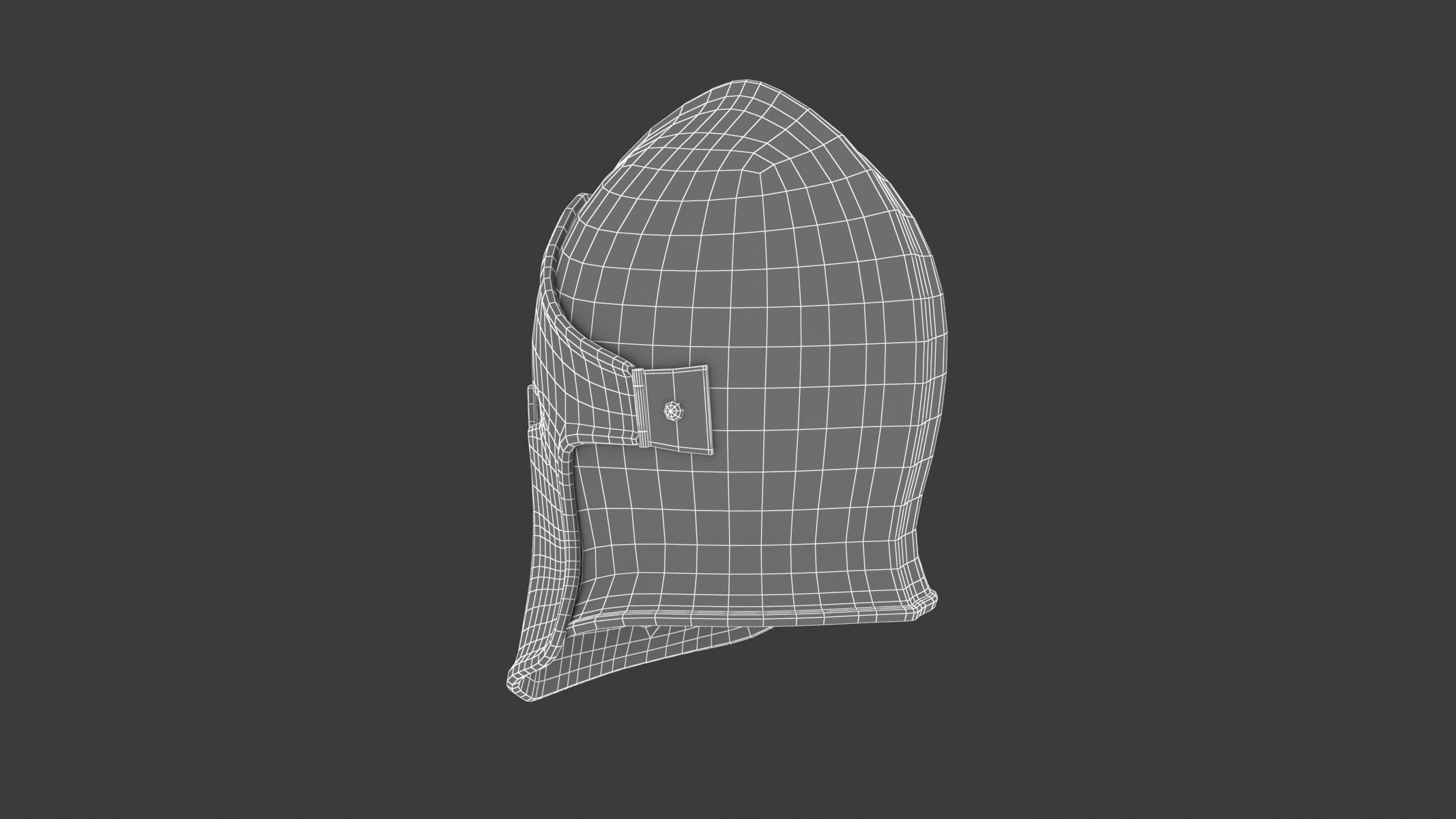 Medieval Helmet 04 3D model_14