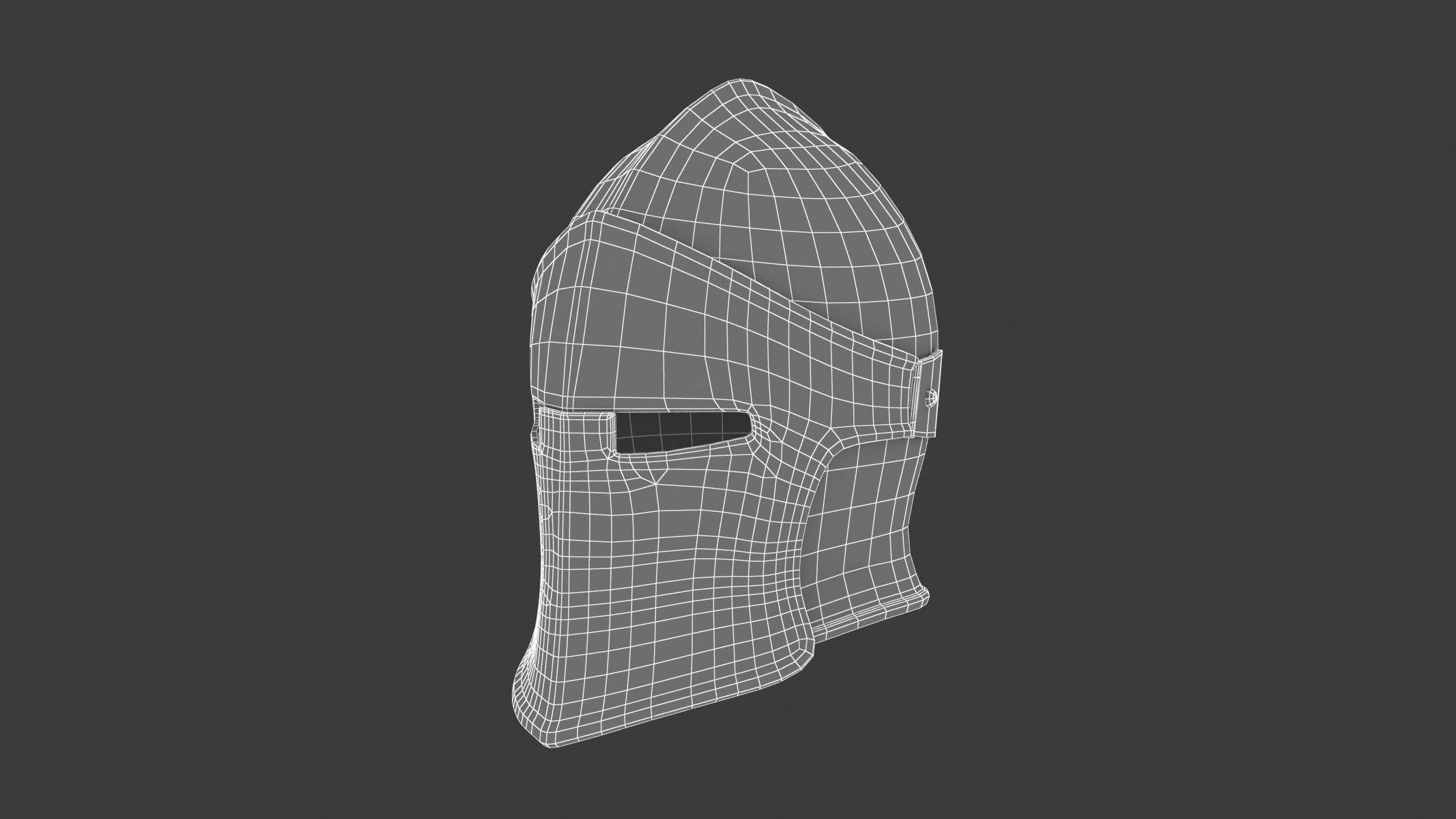 Medieval Helmet 04 3D model_16