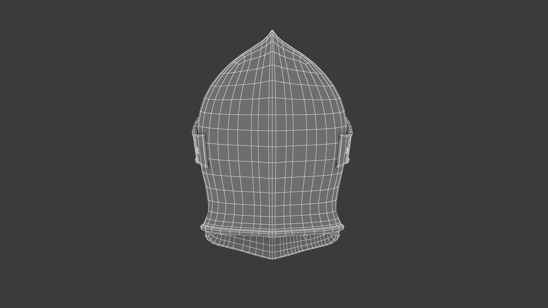 Medieval Helmet 04 3D model_13