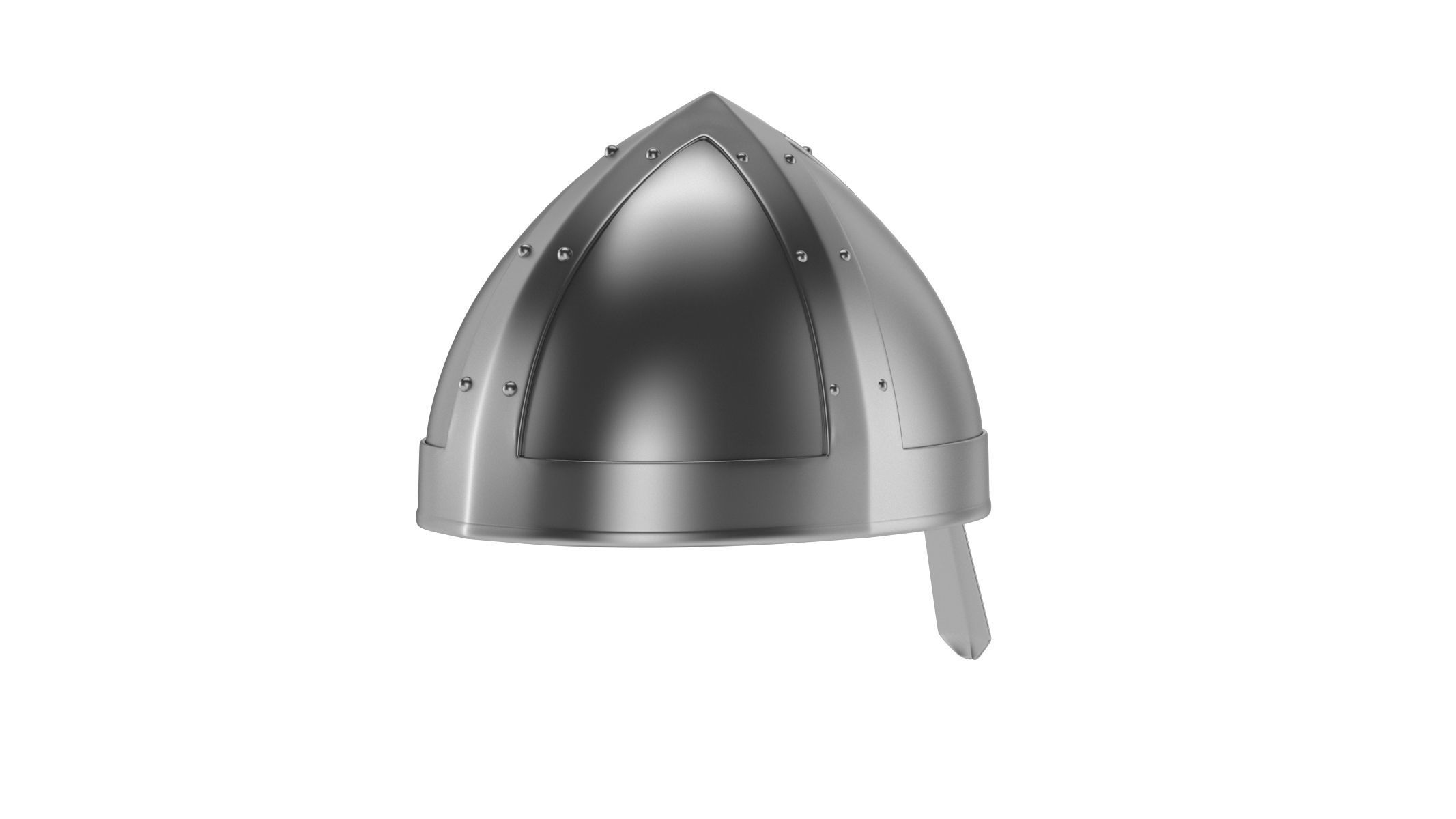 Medieval Helmet 05 3D model_2