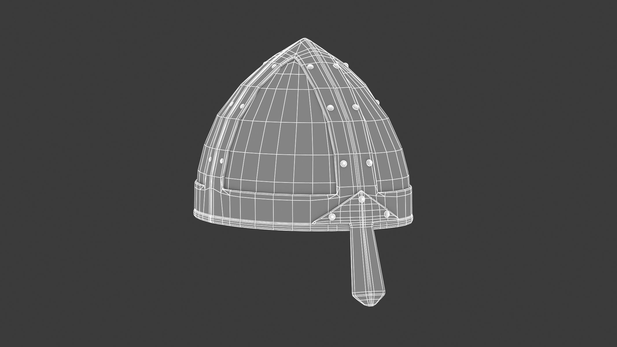 Medieval Helmet 05 3D model_10