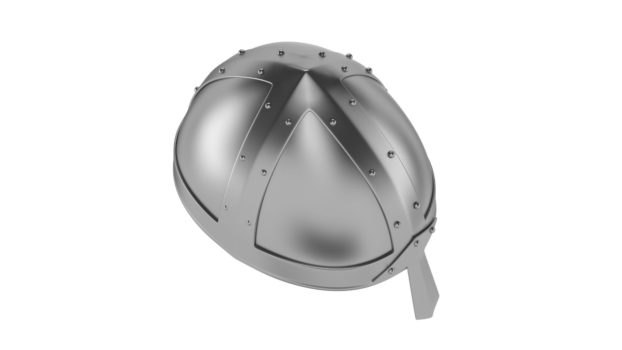 Medieval Helmet 05 3D model_8