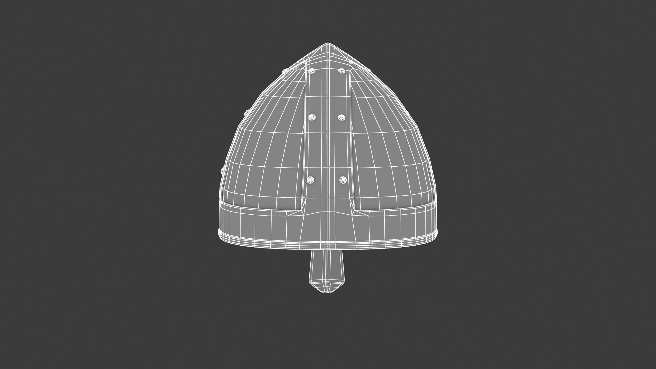 Medieval Helmet 05 3D model_13