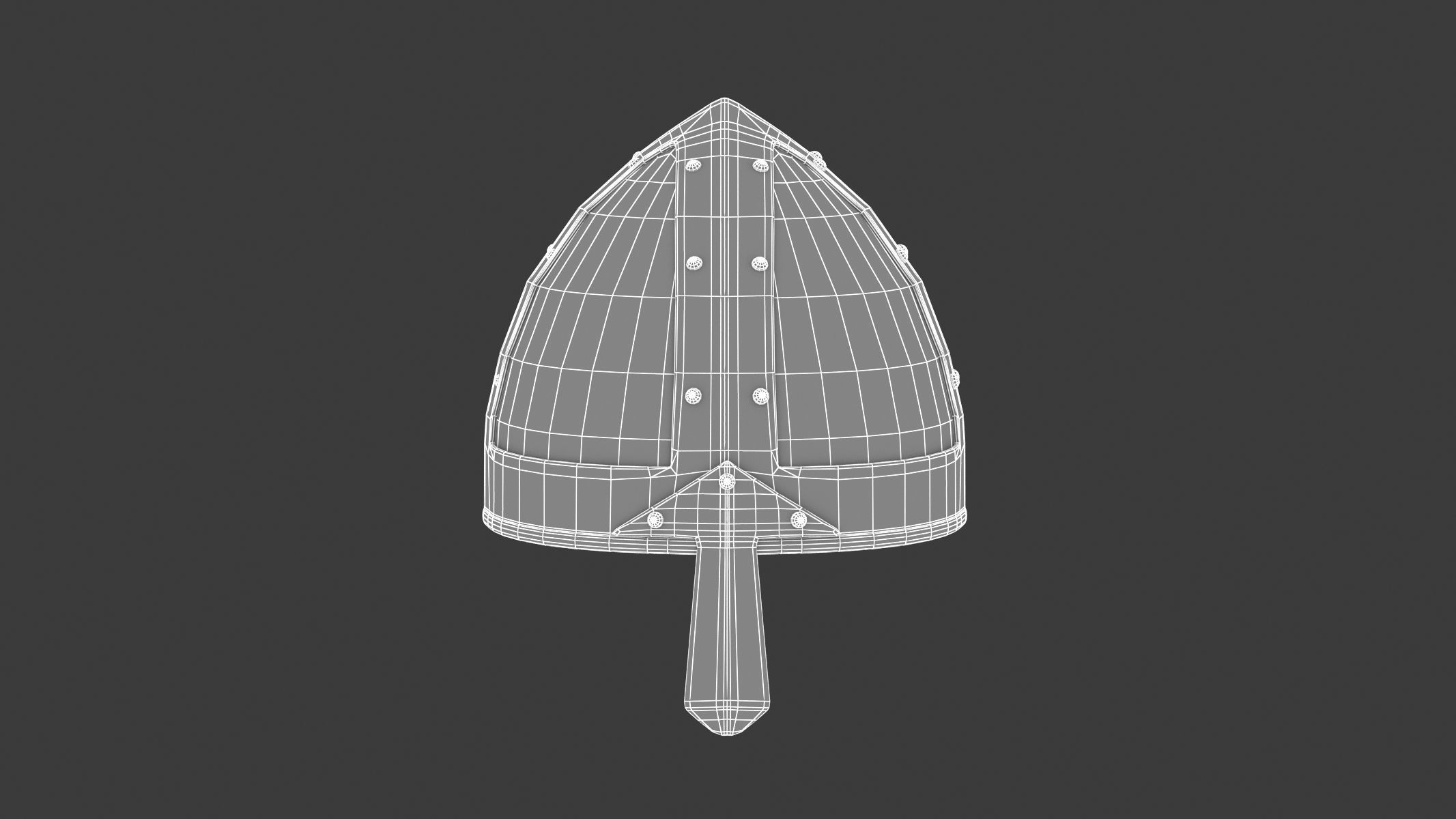 Medieval Helmet 05 3D model_17