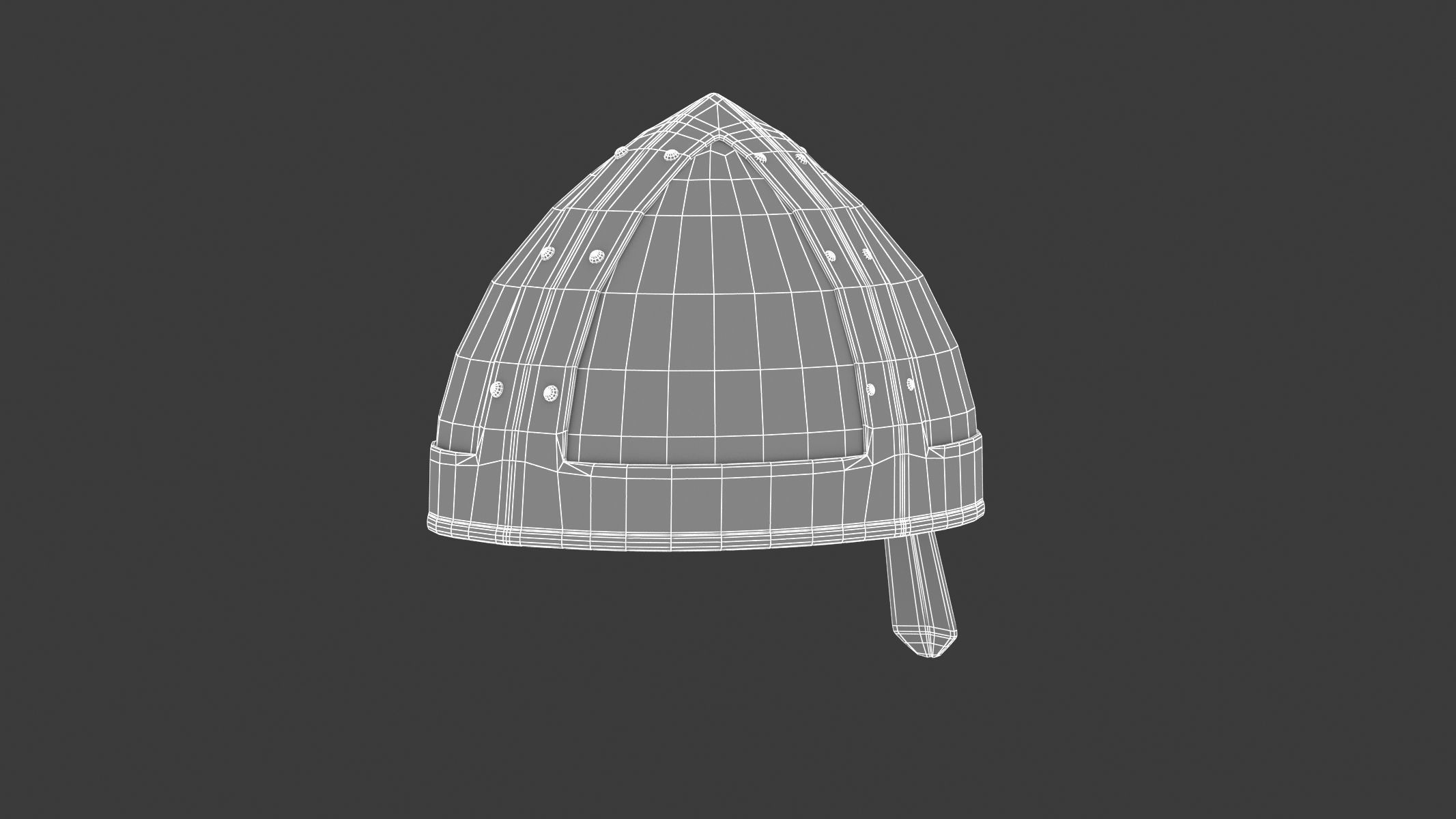 Medieval Helmet 05 3D model_12