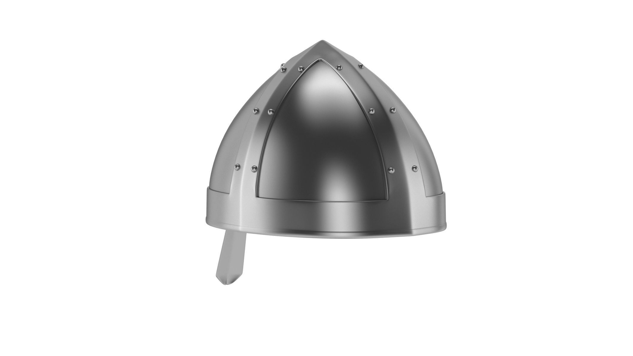 Medieval Helmet 05 3D model_4