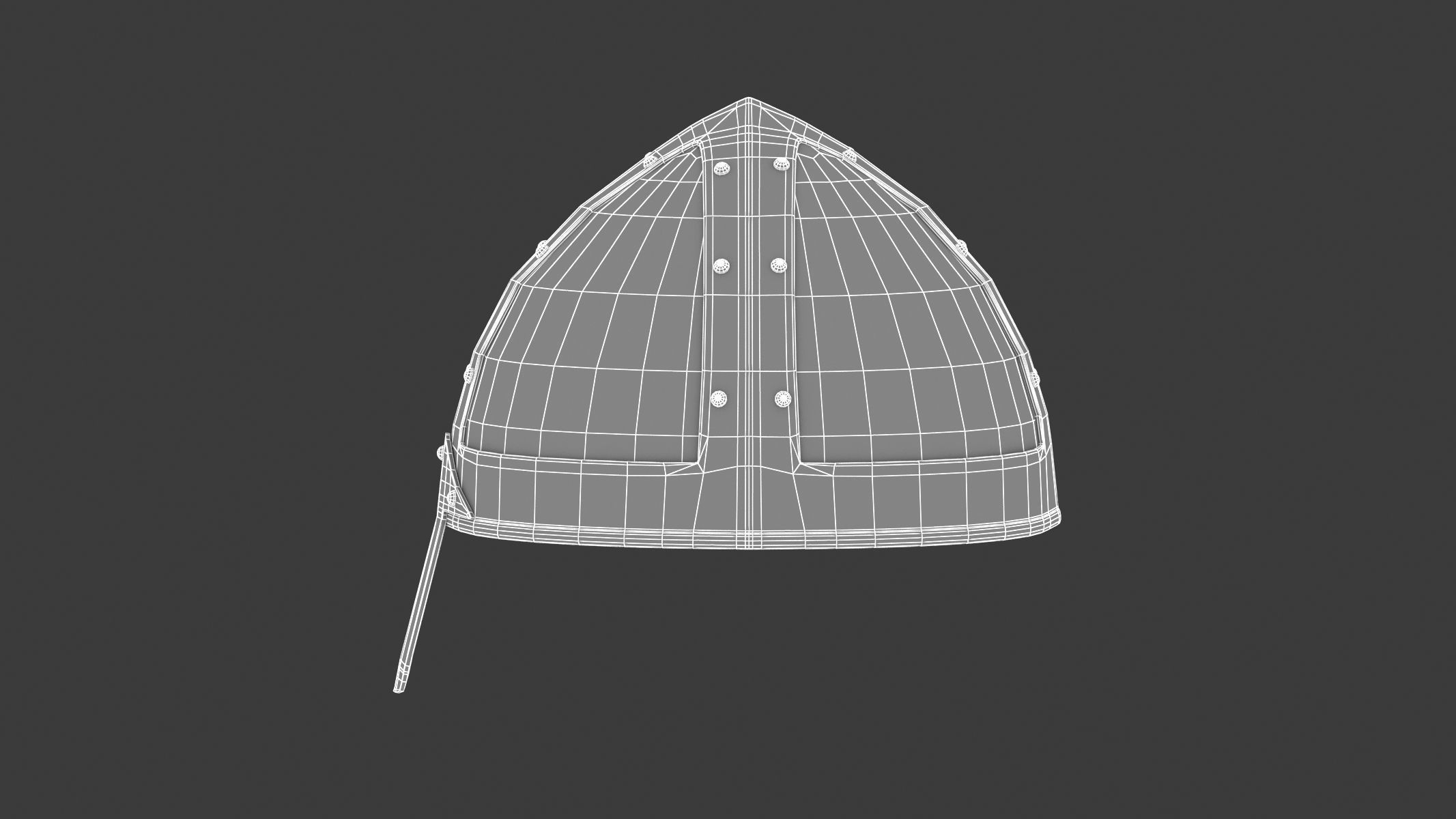 Medieval Helmet 05 3D model_15