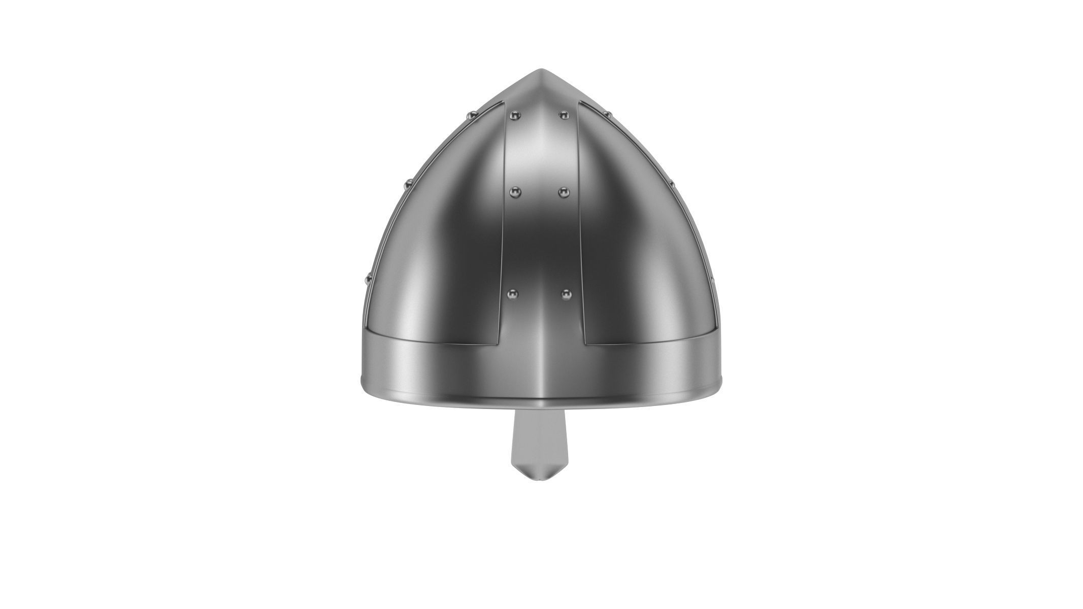 Medieval Helmet 05 3D model_3