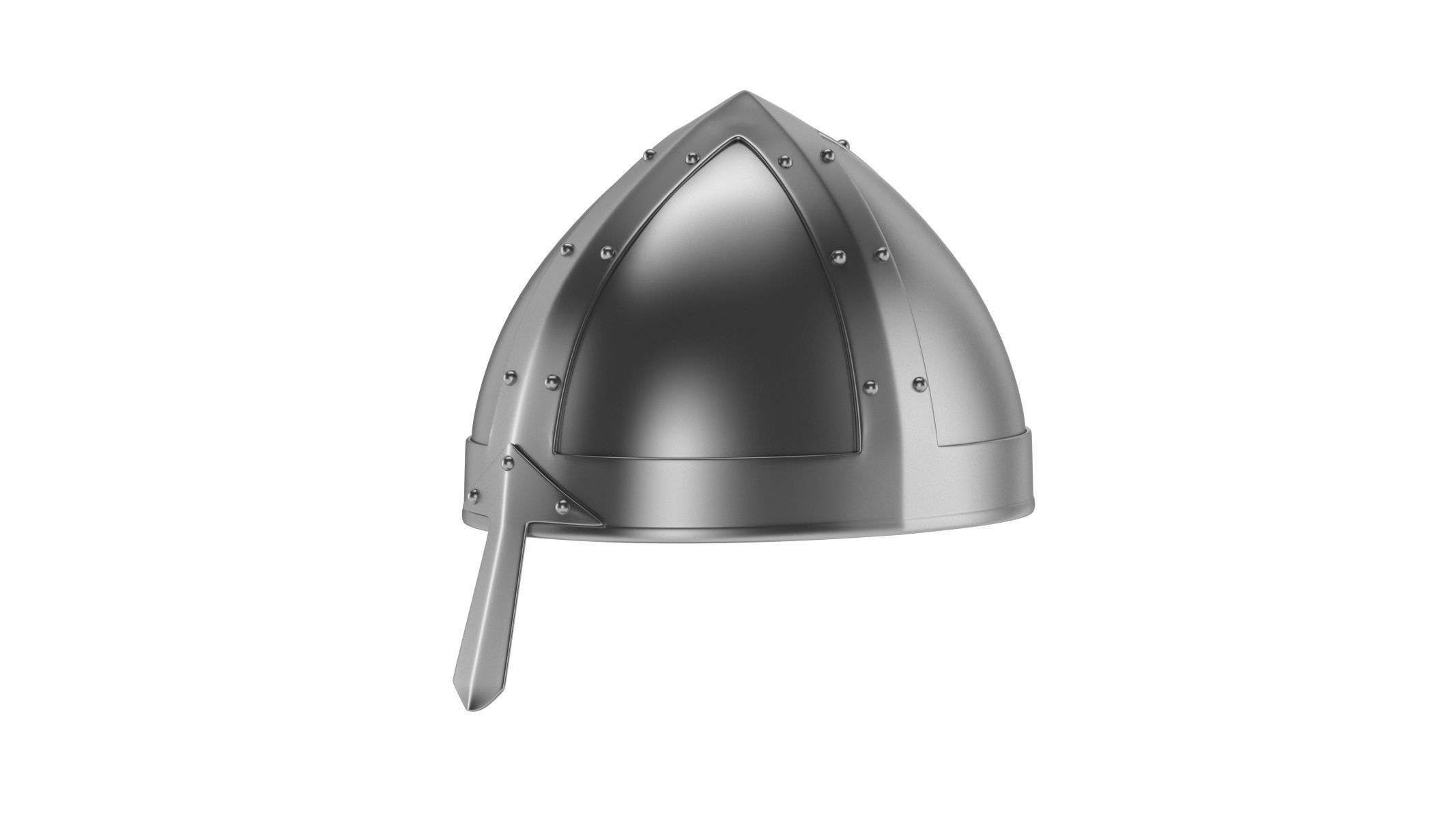 Medieval Helmet 05 3D model_6