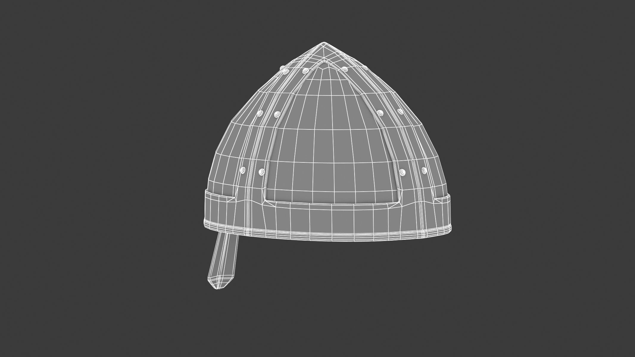 Medieval Helmet 05 3D model_14
