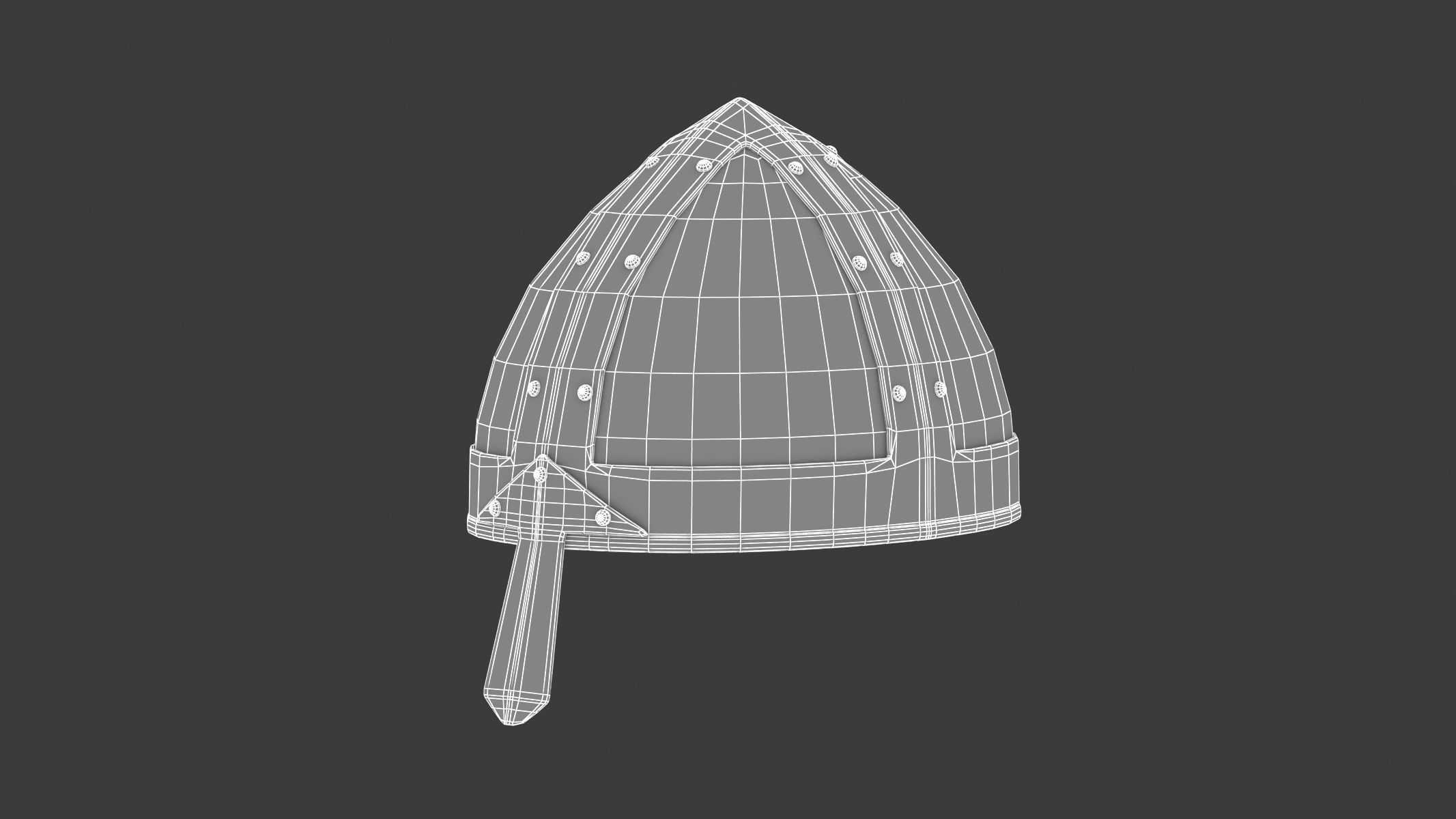 Medieval Helmet 05 3D model_16