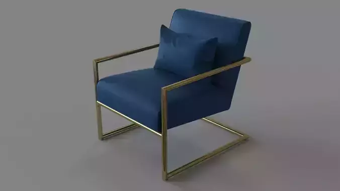 Mira Lounge Chair Navy
