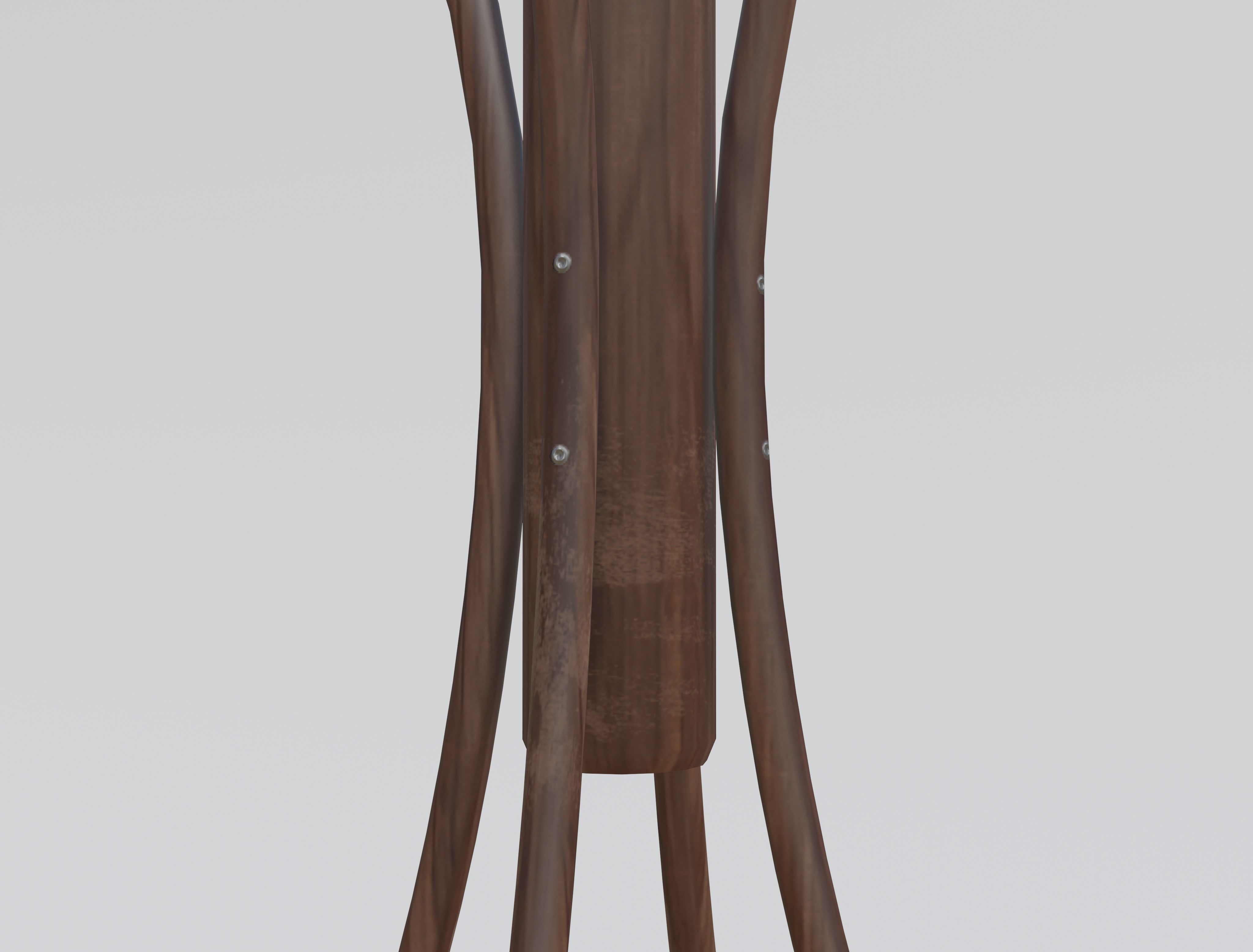 Clothes Hanger Free low-poly 3D model_2