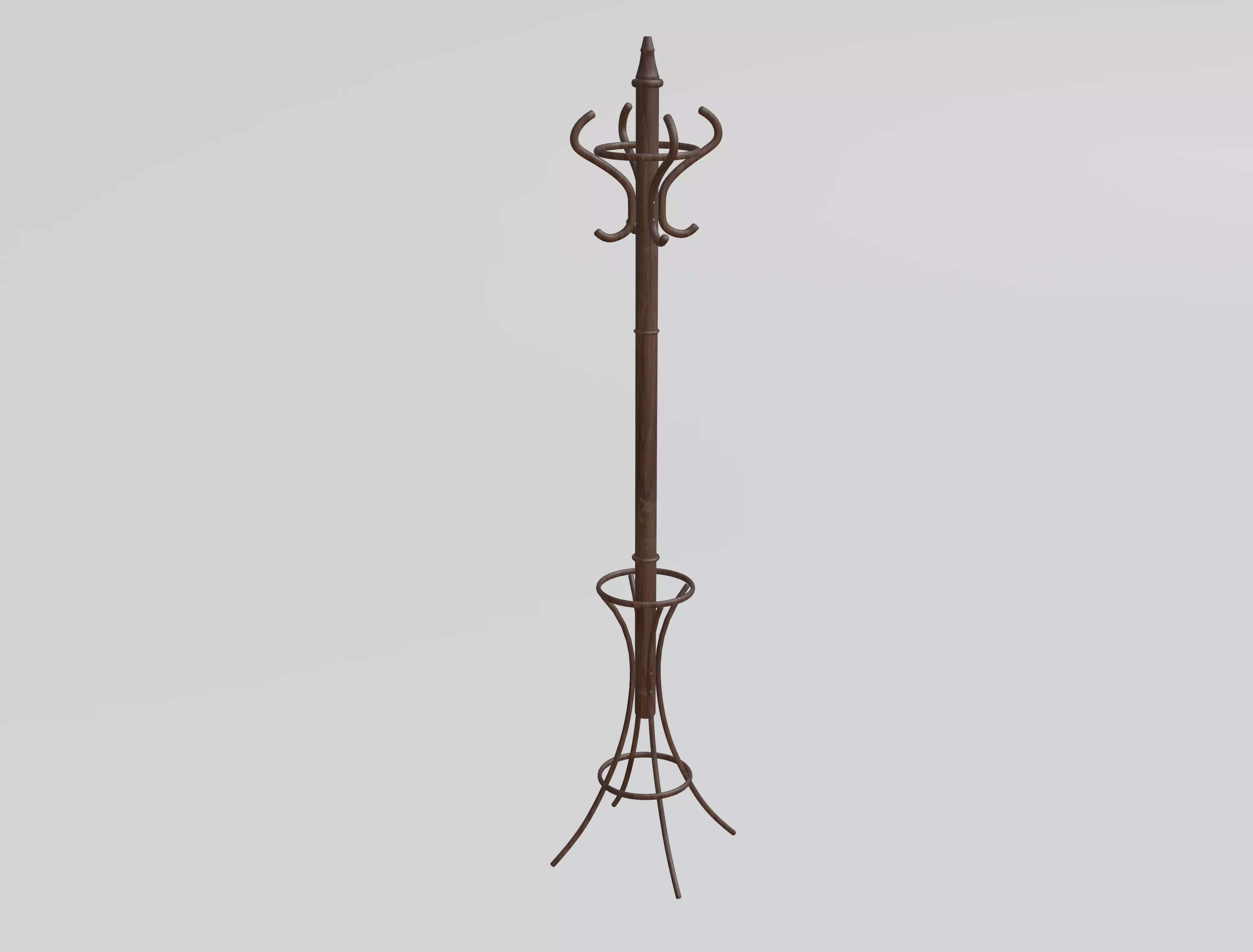 Clothes Hanger Free low-poly 3D model_0