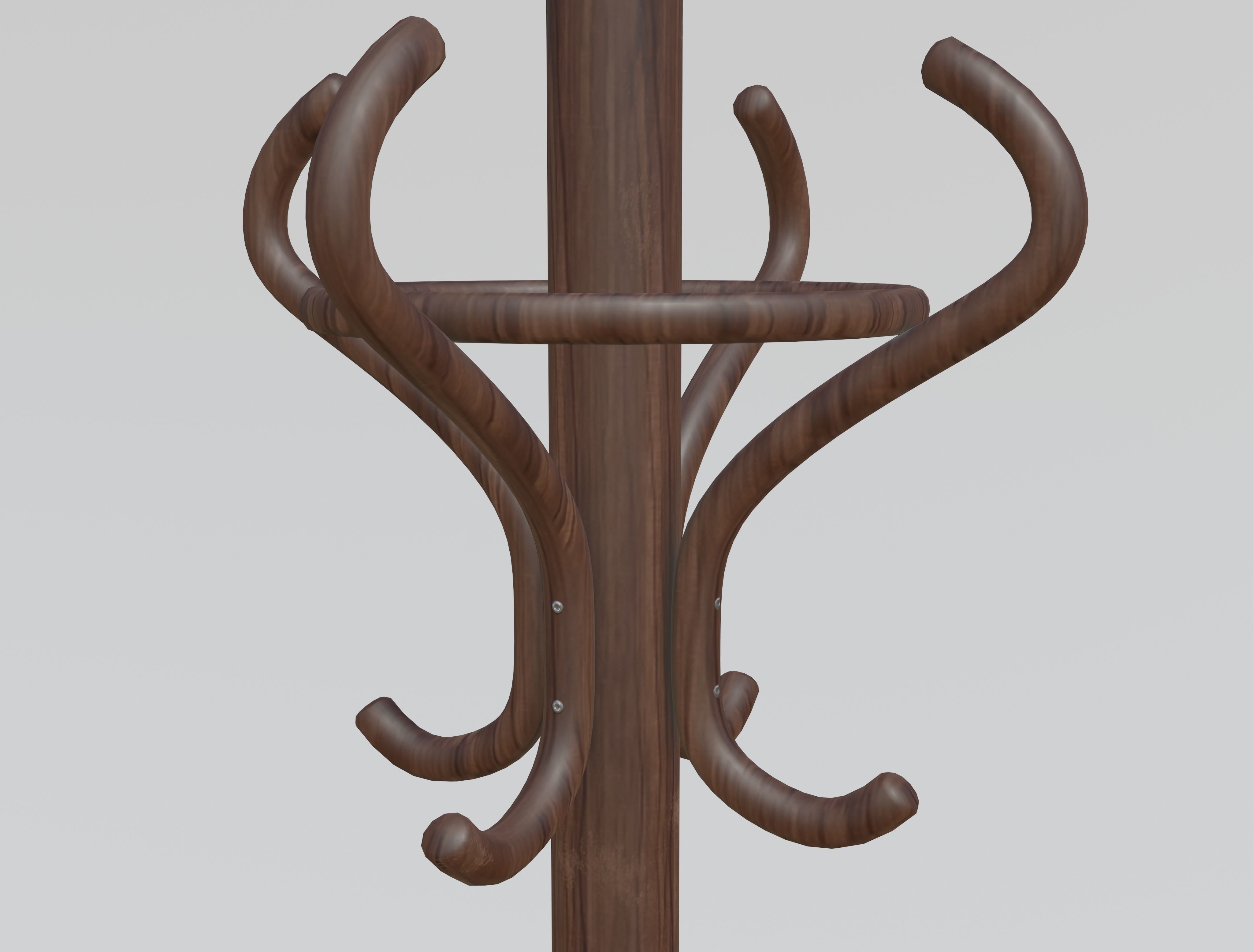 Clothes Hanger Free low-poly 3D model_3