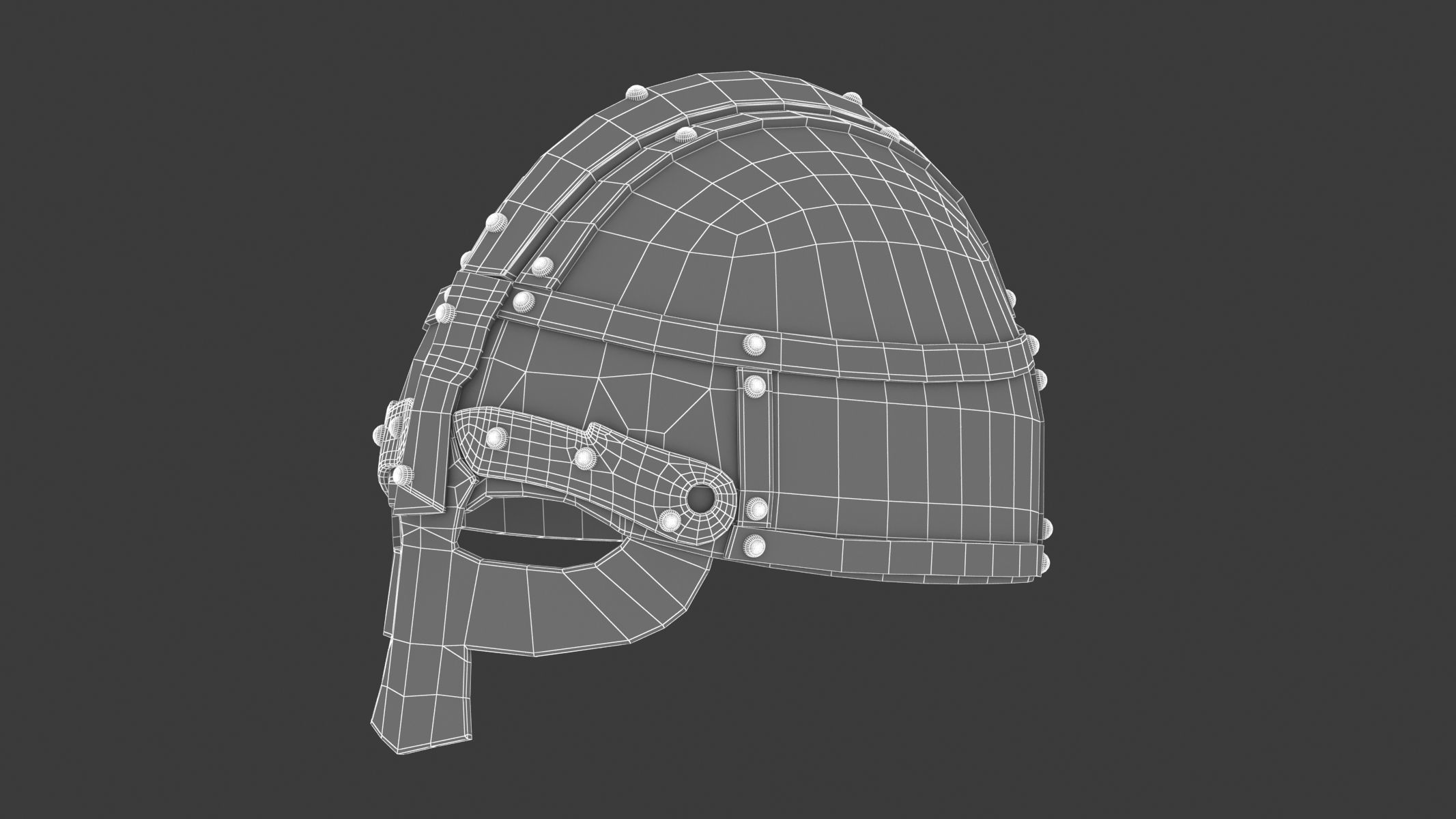 Medieval Helmet 09 3D model_17