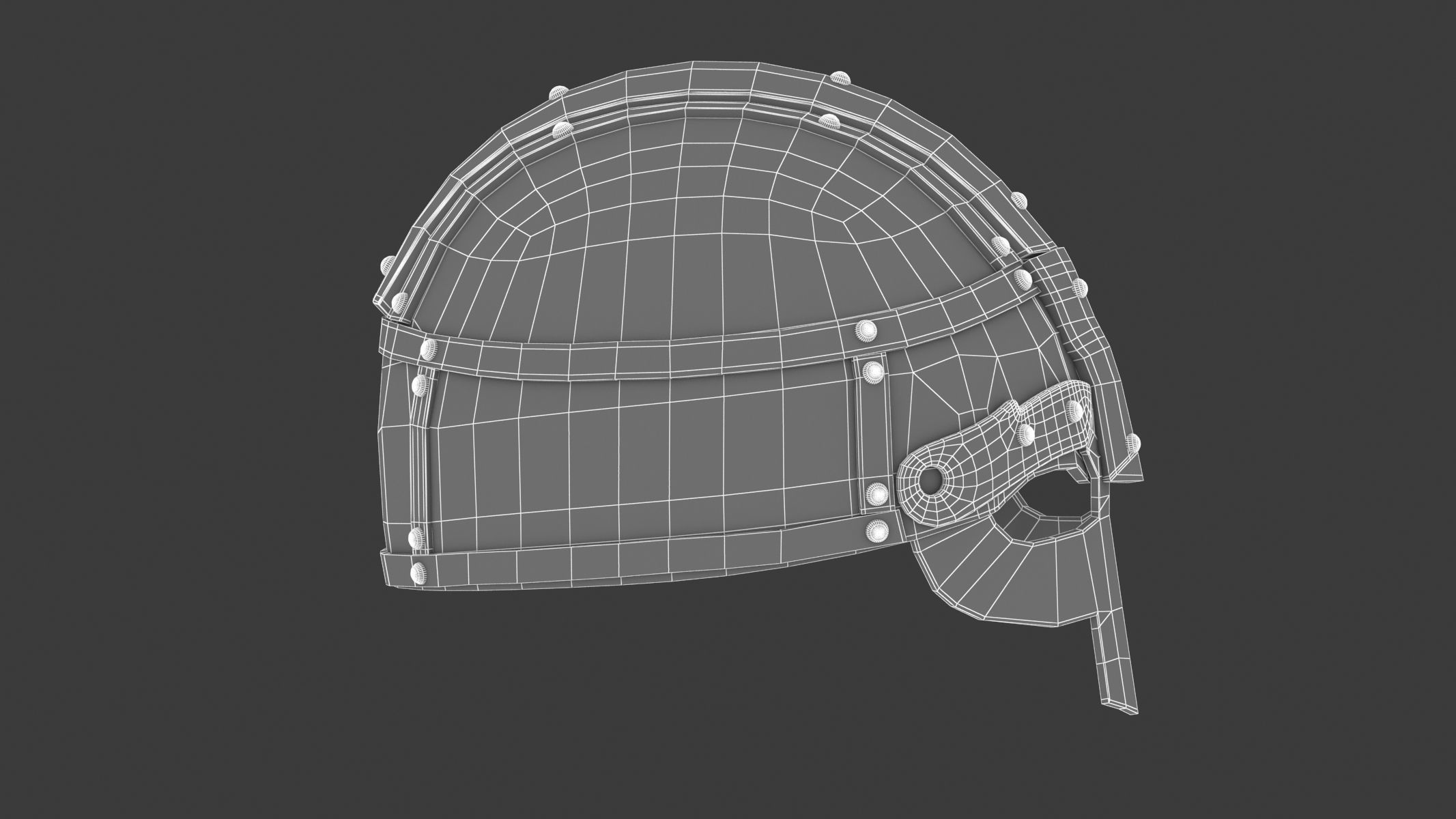Medieval Helmet 09 3D model_12
