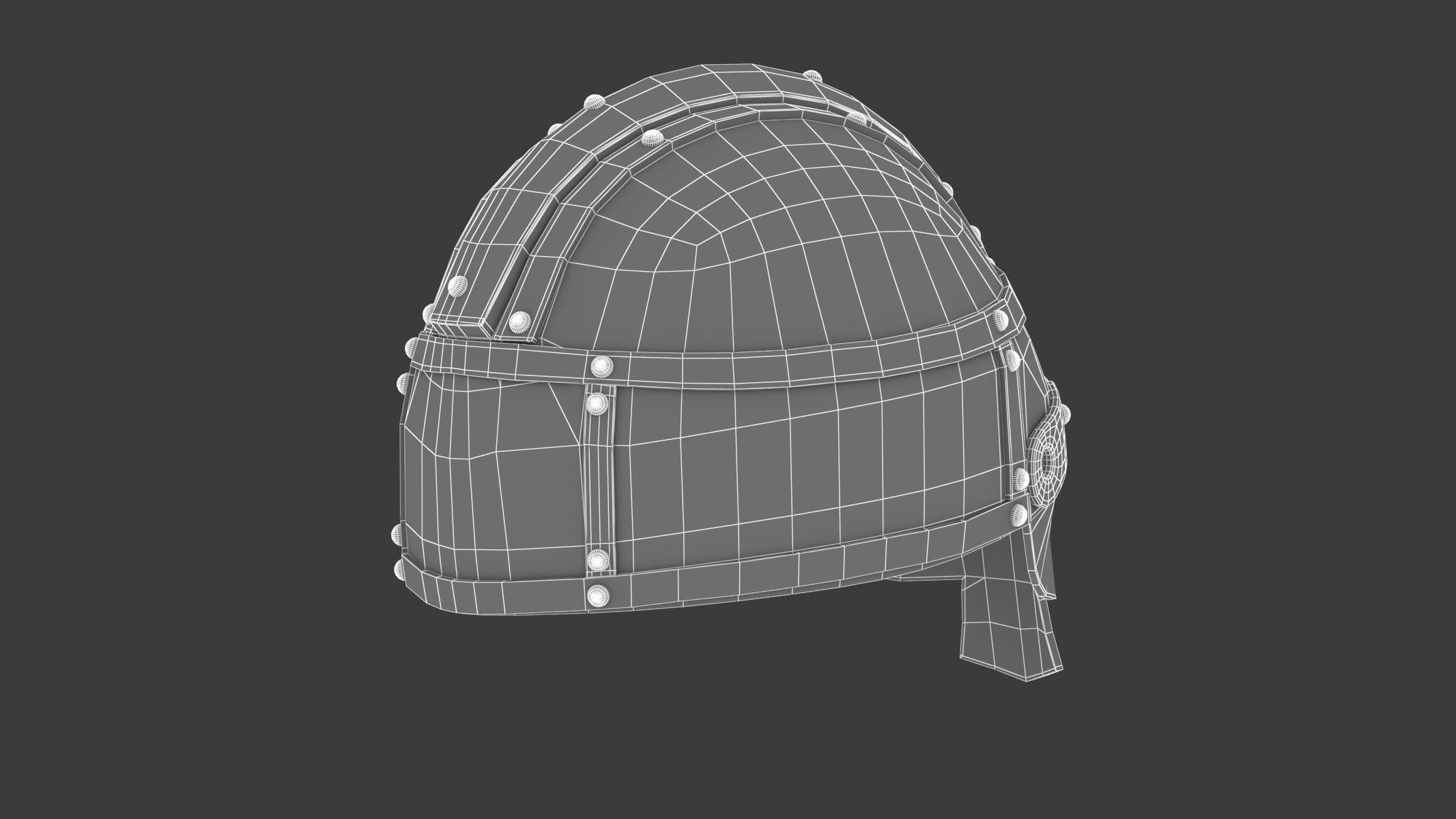 Medieval Helmet 09 3D model_13