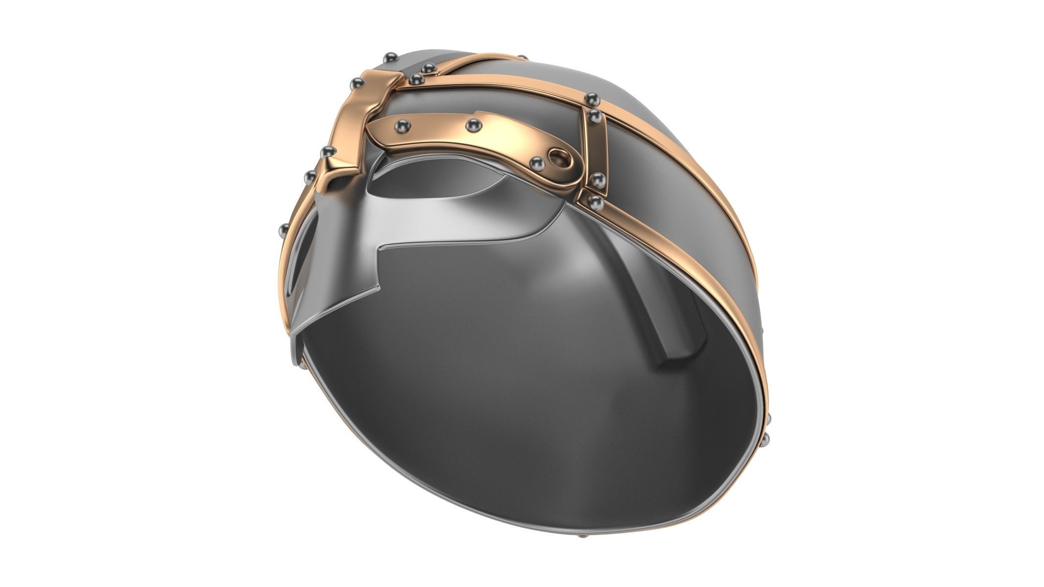 Medieval Helmet 09 3D model_9