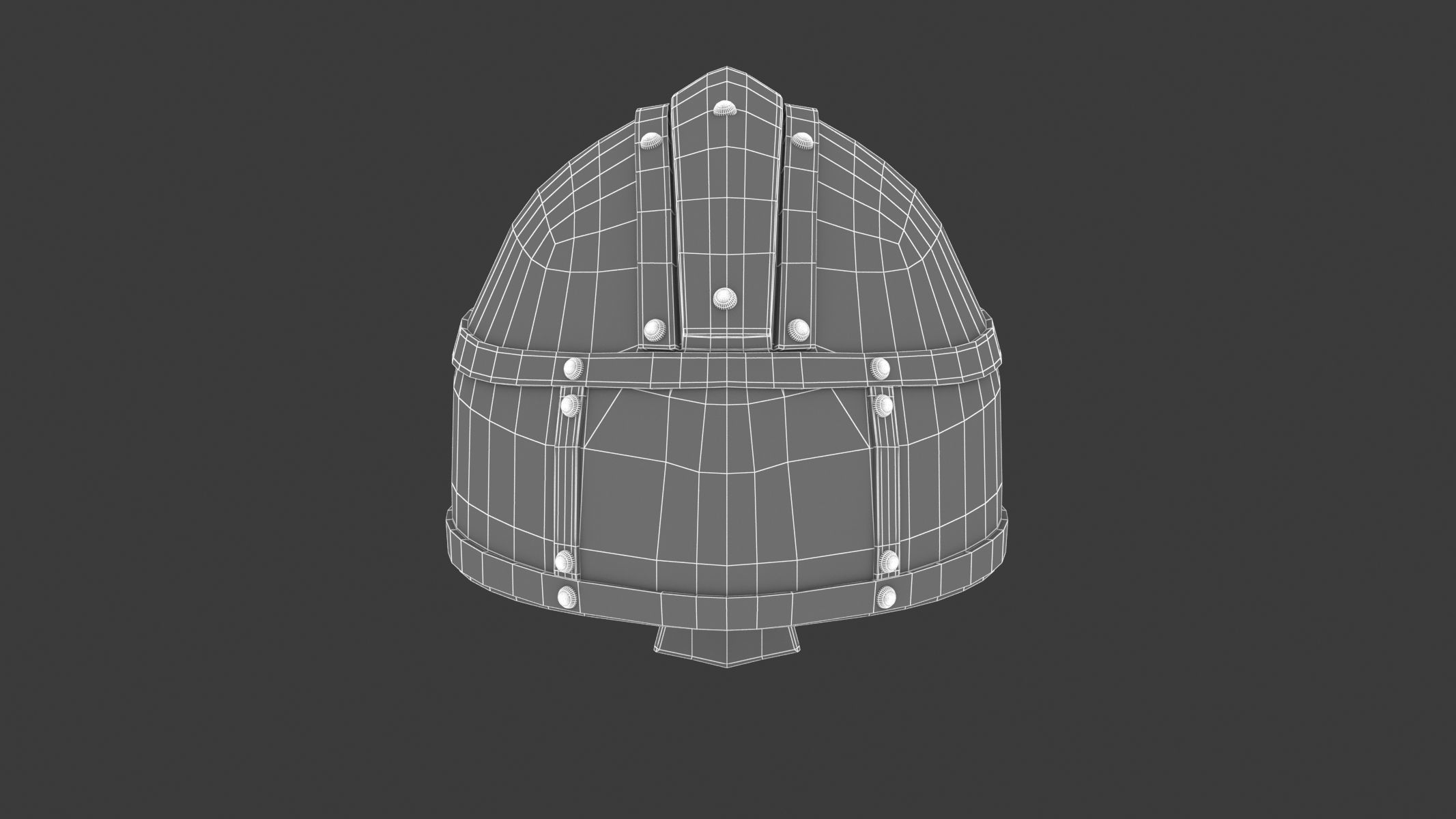 Medieval Helmet 09 3D model_14