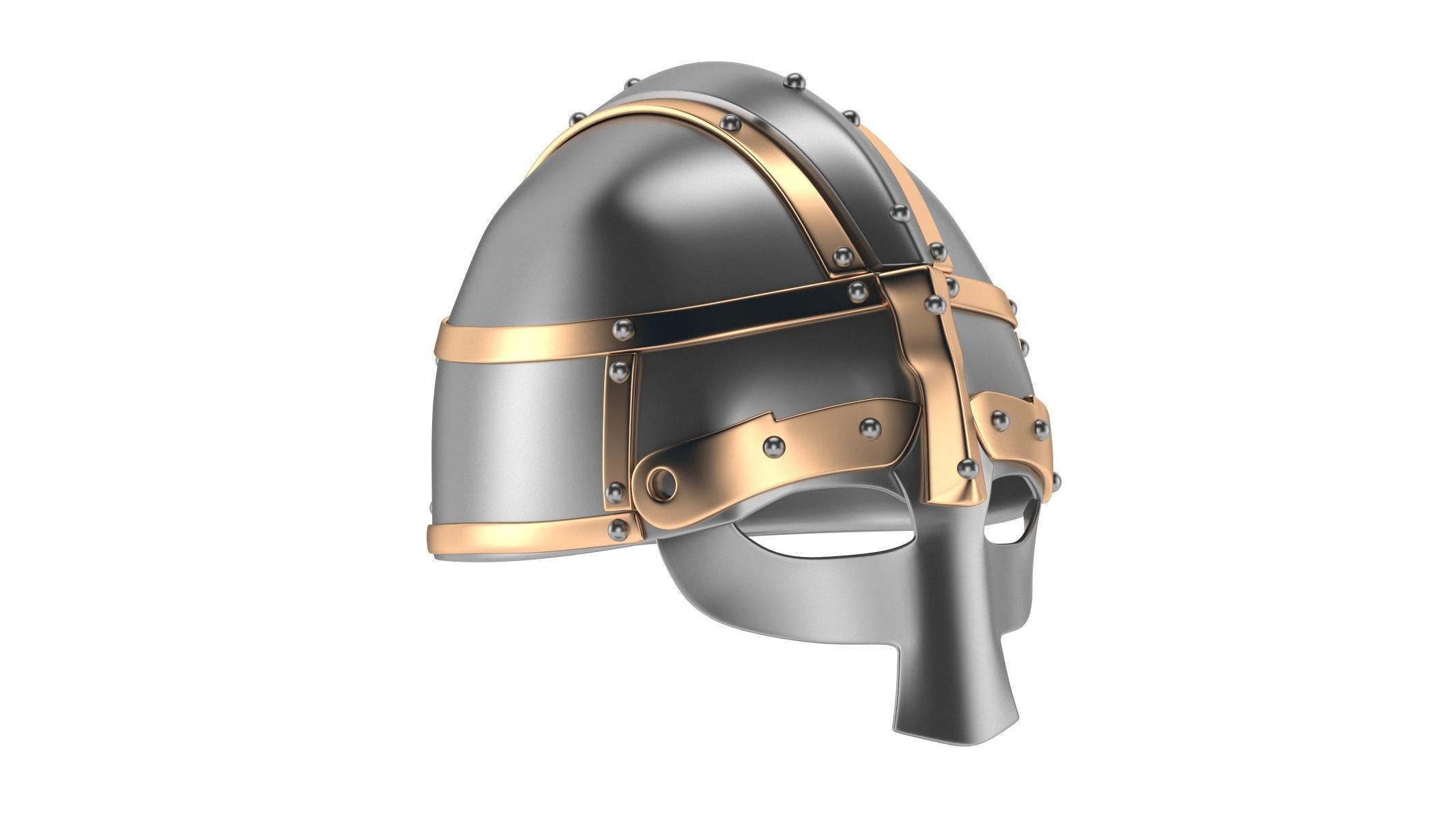 Medieval Helmet 09 3D model_1