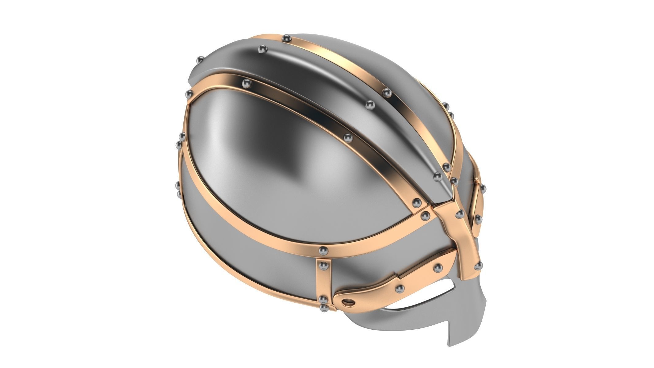 Medieval Helmet 09 3D model_8