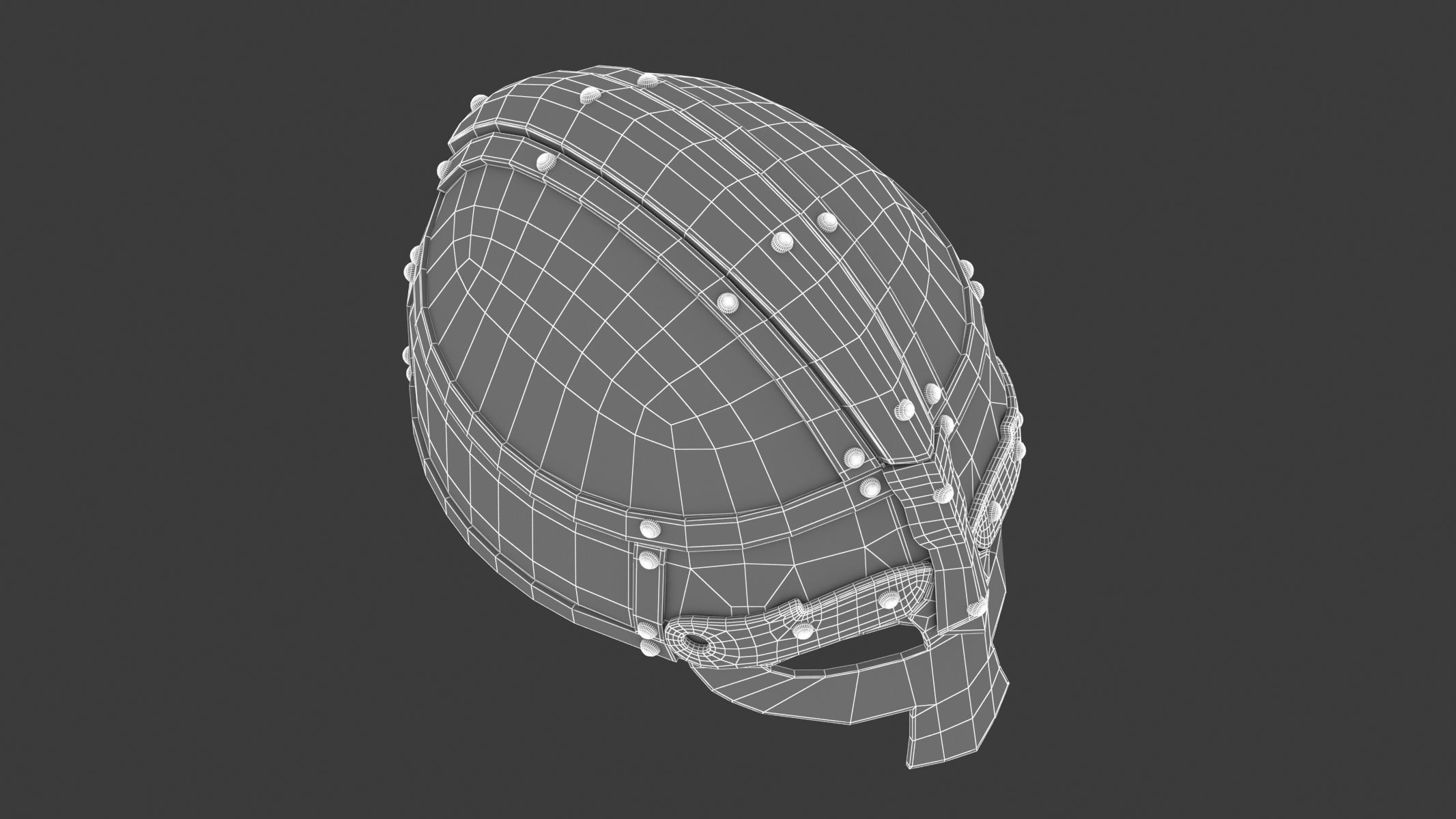 Medieval Helmet 09 3D model_18