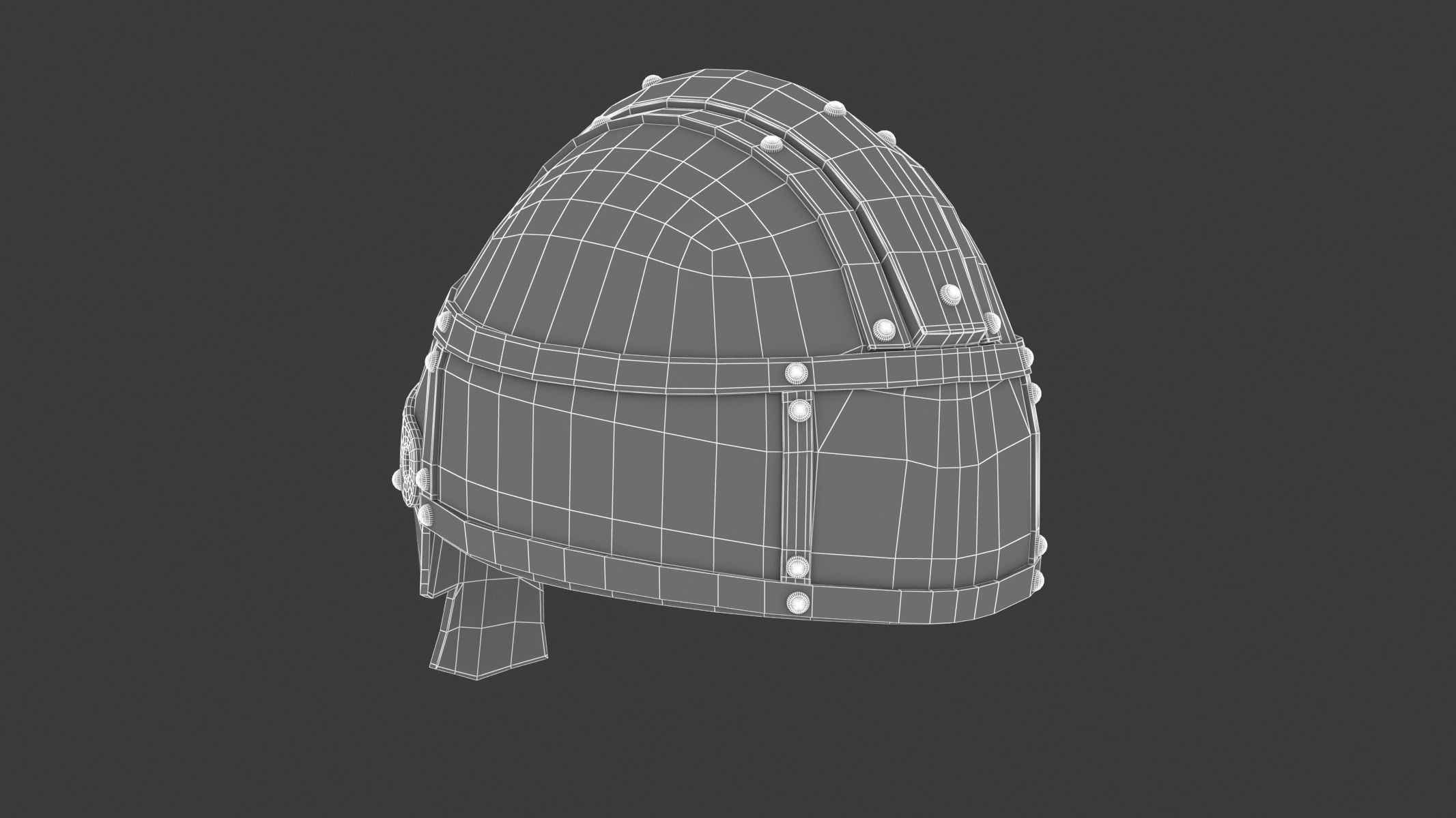 Medieval Helmet 09 3D model_15