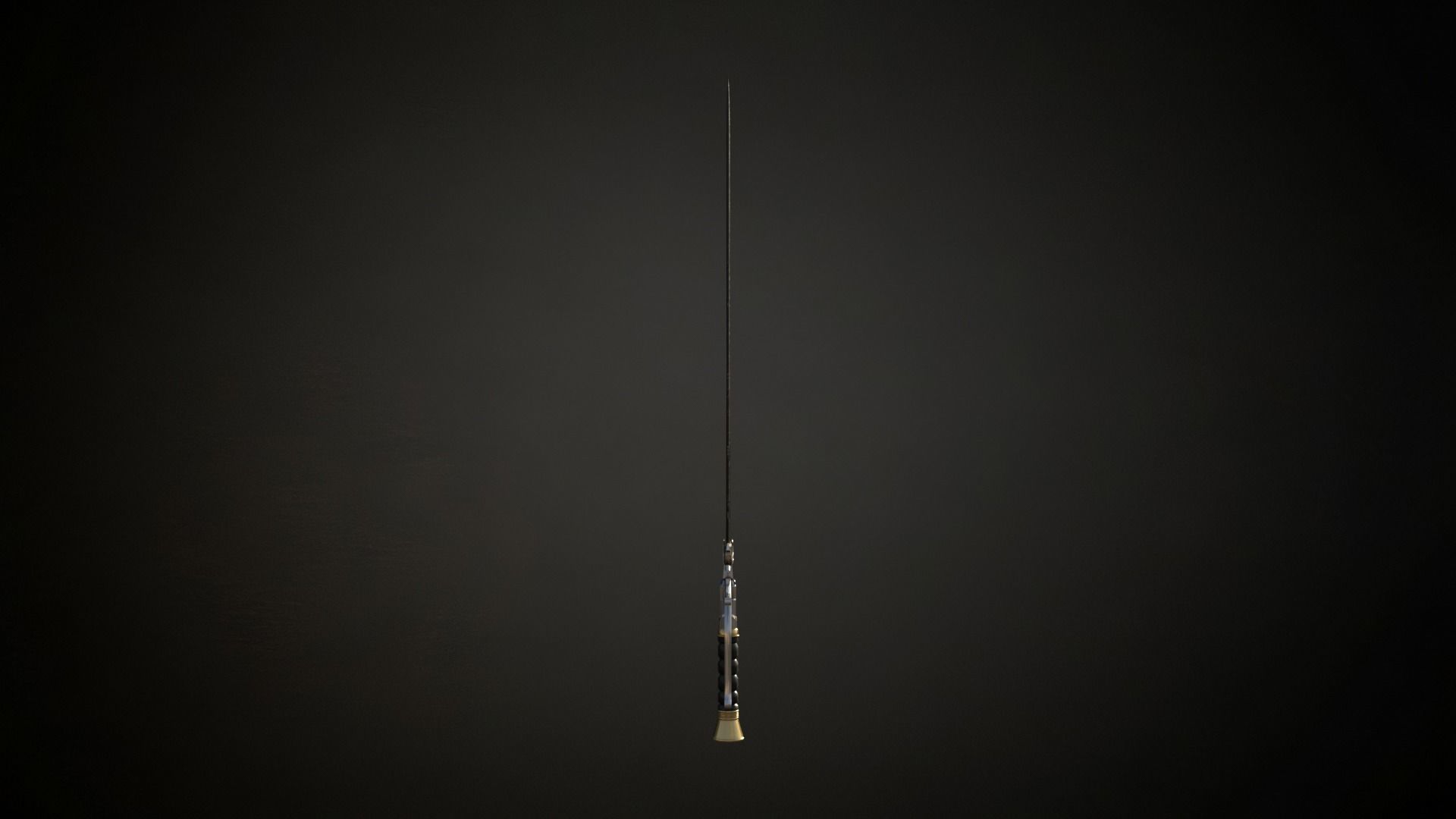 One handed elven egypt sword roblox ready Low-poly 3D model_5